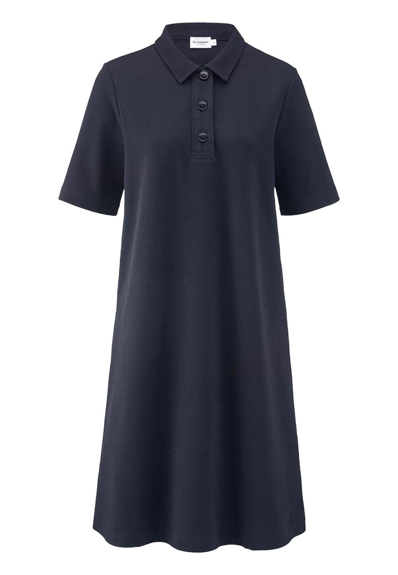 Hessnatur Jerseykleid Knielang Relaxed aus Bio-Baumwolle (1-tlg) günstig online kaufen