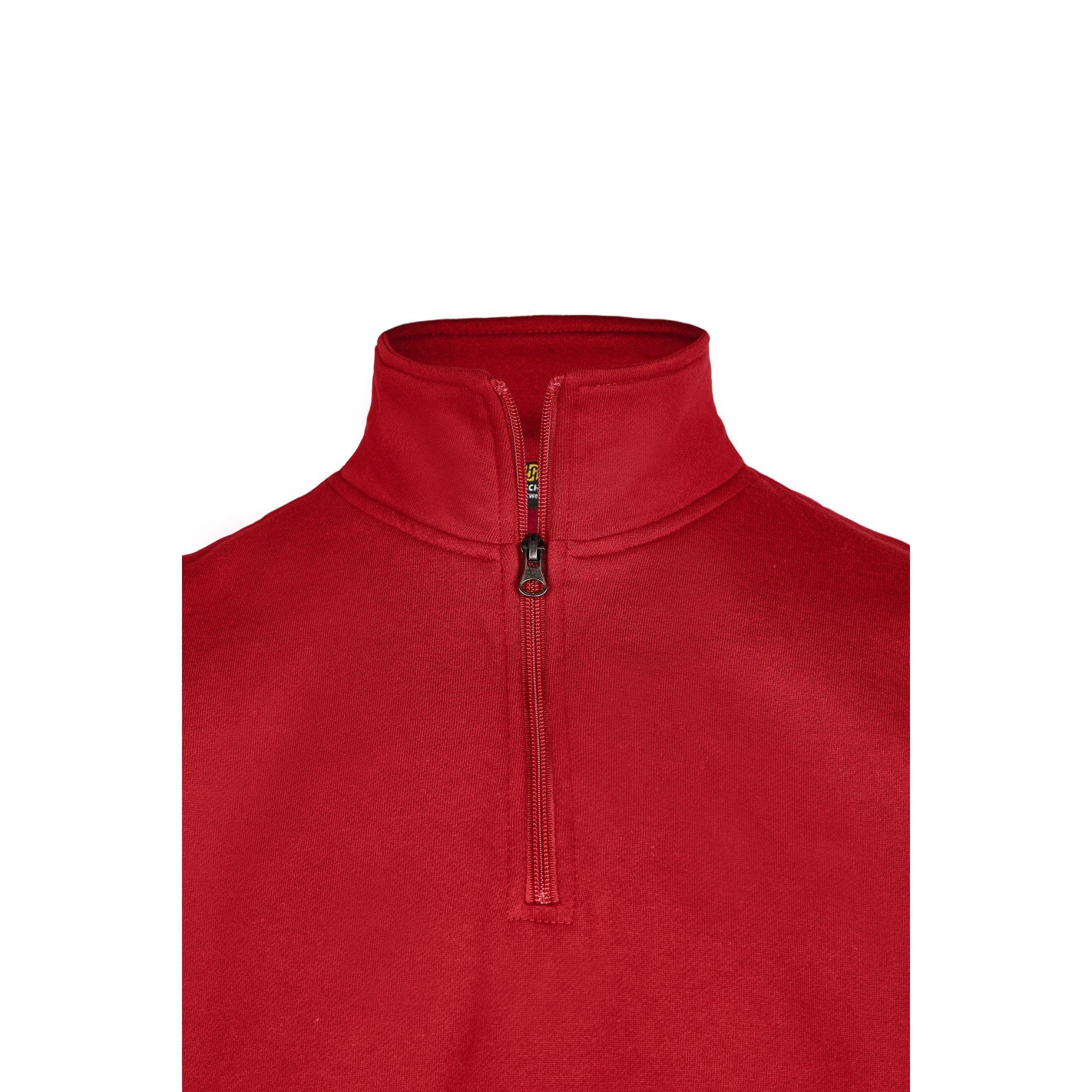 Hans Schäfer Workwear Troyer Herren Zip - Sweater Arbeitspullover powerede by Ralf Moeller