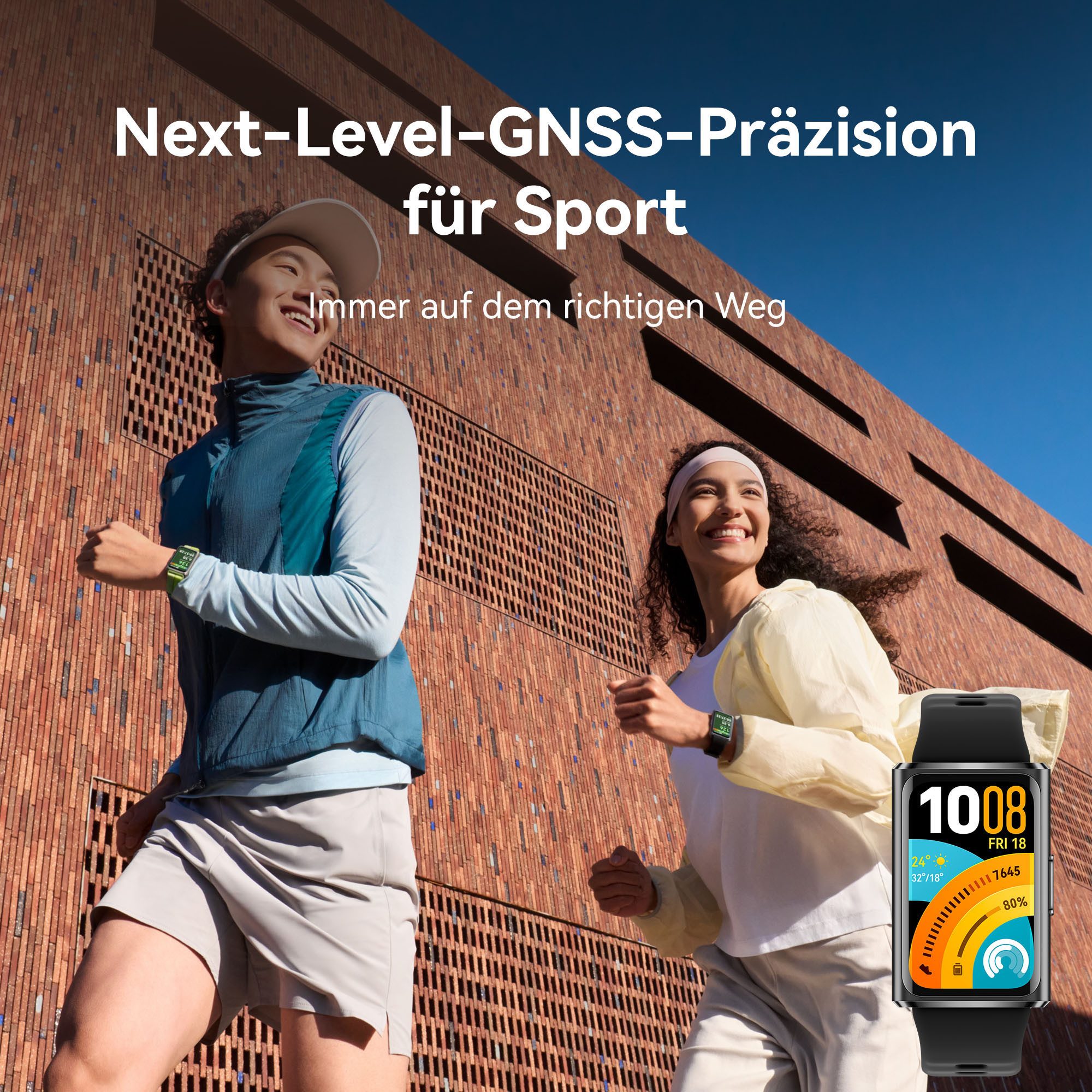 Huawei Band 11 Pro Fitnessuhr (4,1 cm/1,62 Zoll, Harmony OS), Superhelles, großes Display, Autonomes GPS und Schlaftracking – Bild 4 von 5