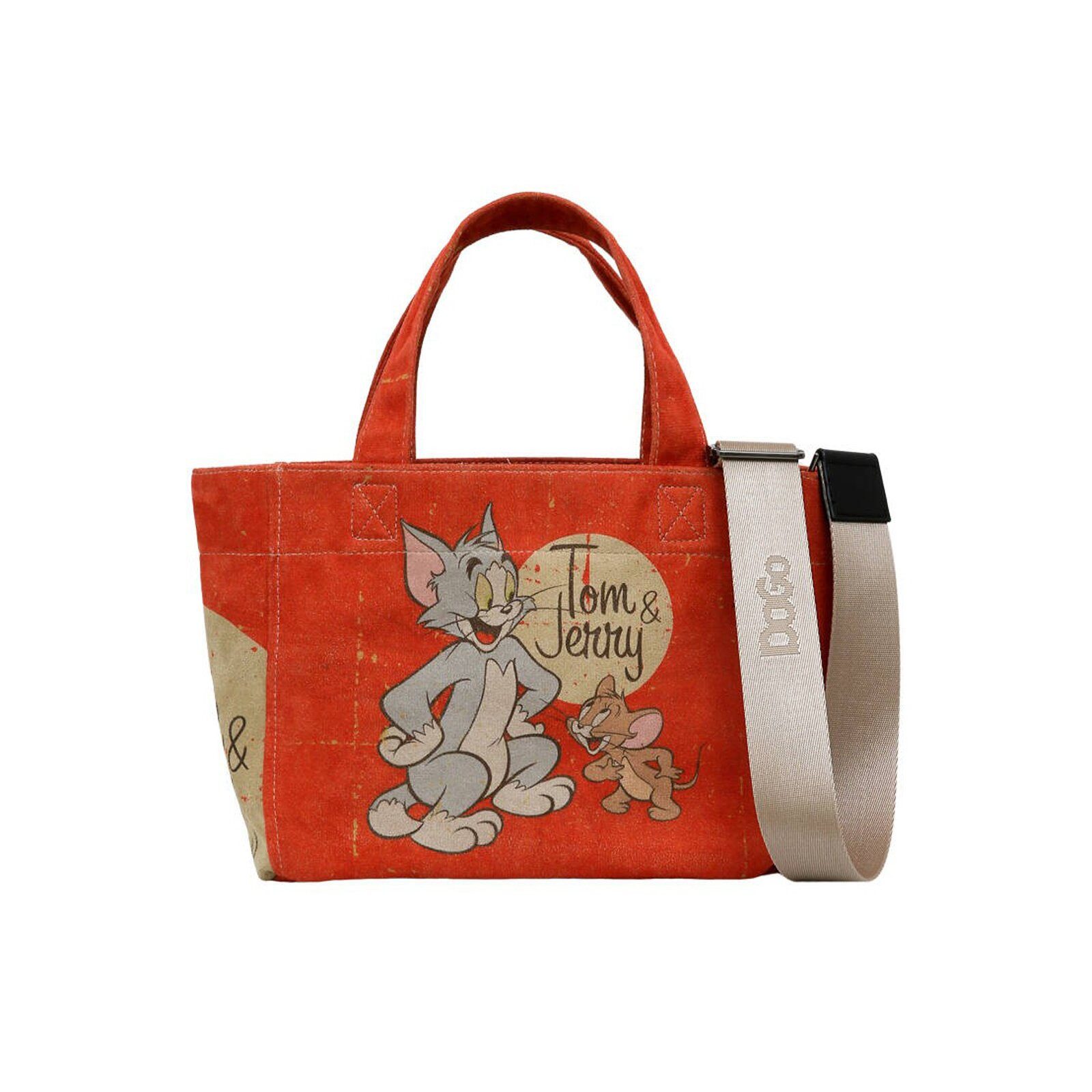 DOGO Umhängetasche Tag Bag Tragetasche Tom & Jerry Wb Damen Schultertasche, Handgefertigt