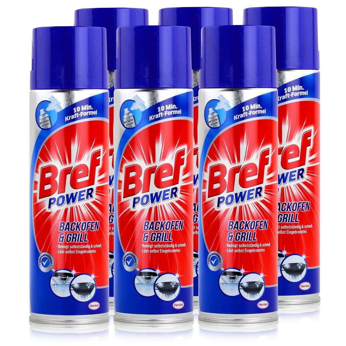 Sidol Bref Power Backofen & Grill Reiniger 500ml (6er Pack) Küchenreiniger