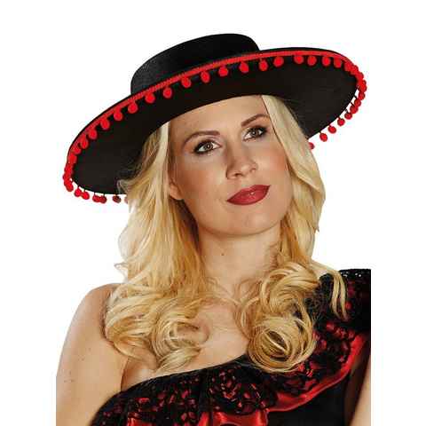 Rubie´s Kostüm Spanischer Flamencohut, Traditioneller spanischer Hut für Tänzer und Tänzerinnen