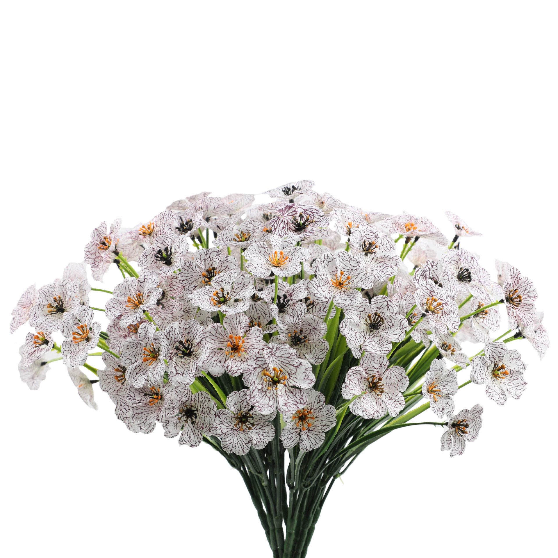 Kunstblumenstrauß Blumen 10 Bündel Künstliche Blumen, Balkonpflanzen und Innen