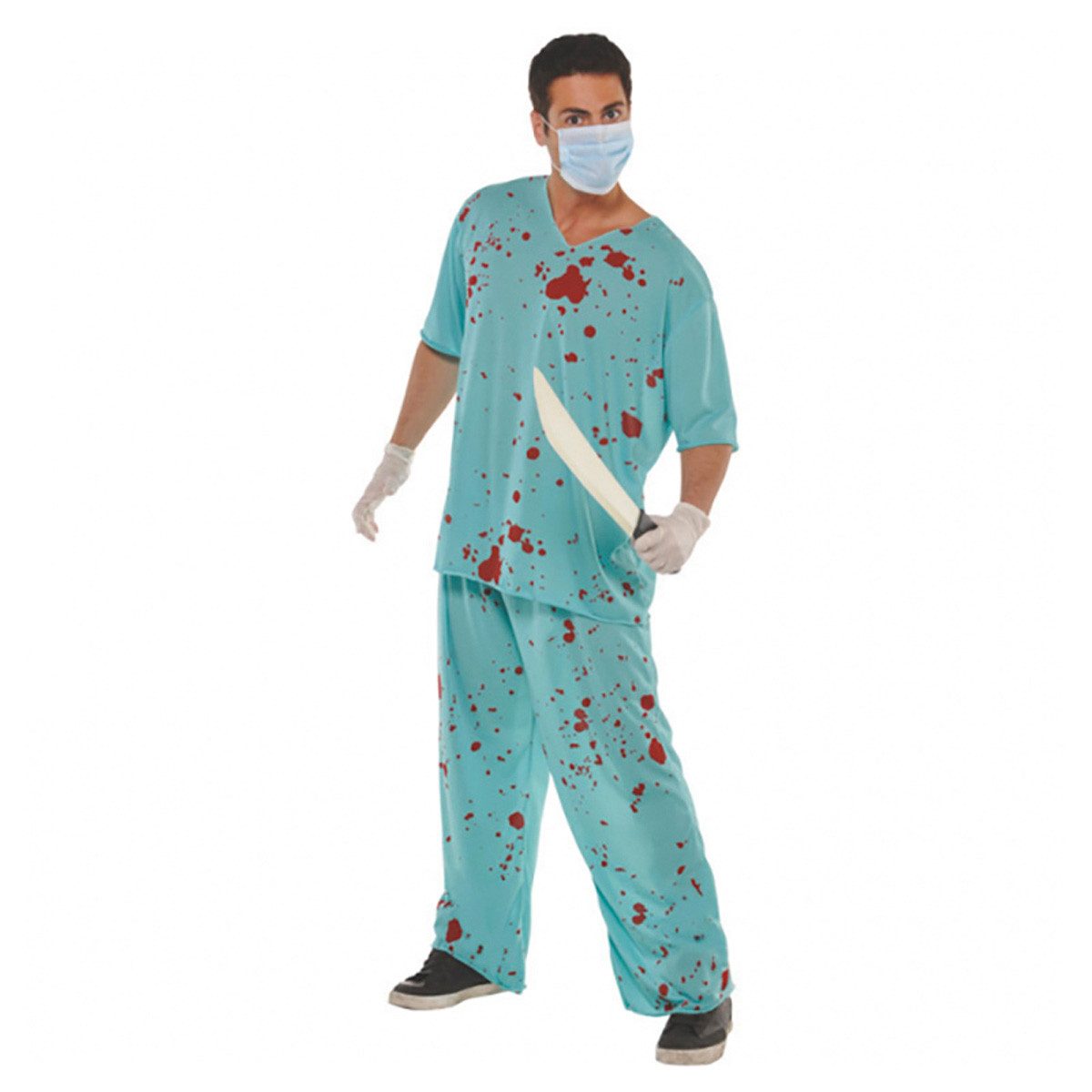 Amscan Zombie-Kostüm Kostüm OP-Arzt blutig Shirt & Hose Gr.STD günstig online kaufen