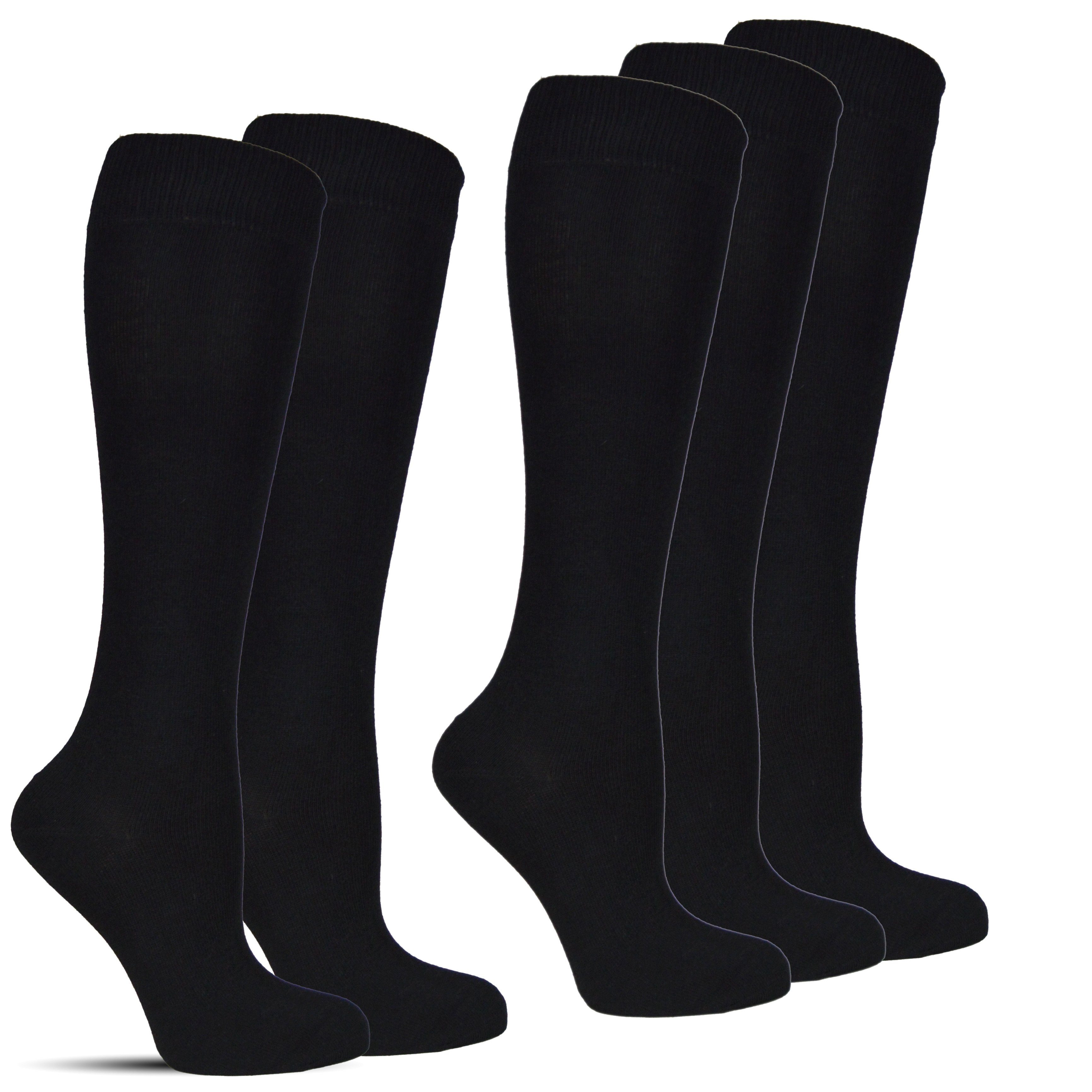 Socked Kniestrümpfe Herren (6 Paar) Baumwolle, lange Socken, guter Halt, Un günstig online kaufen