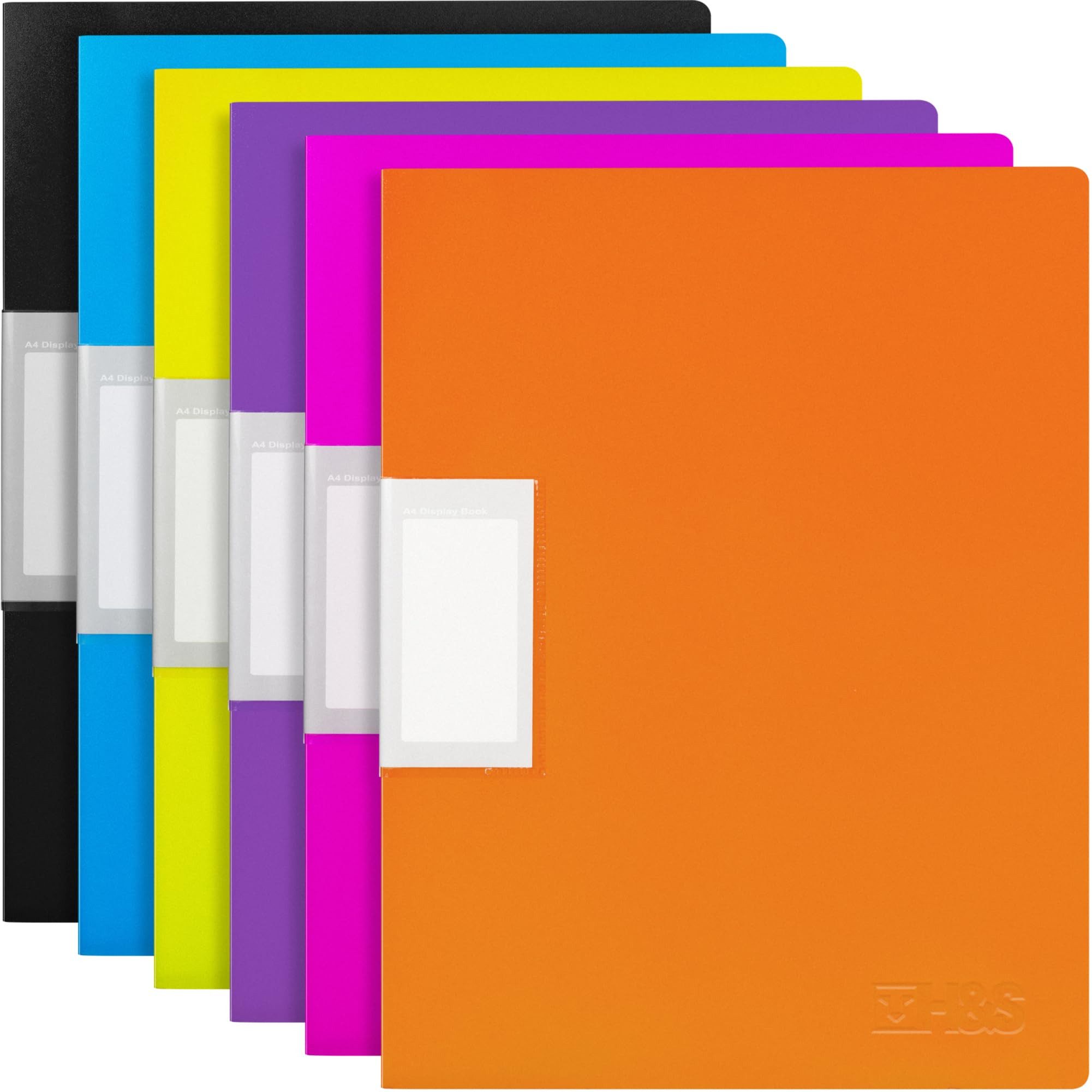 H&S Organisationsmappe Sichtbuch A4 mit Klarsichthüllen - Mappe im 6er-Set (1-St)
