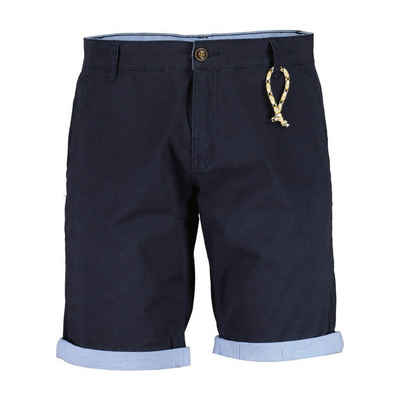 Blue Seven Bermudas Herren Twill Shorts mit Chambray-Details - Kurze Hose mit Taschen