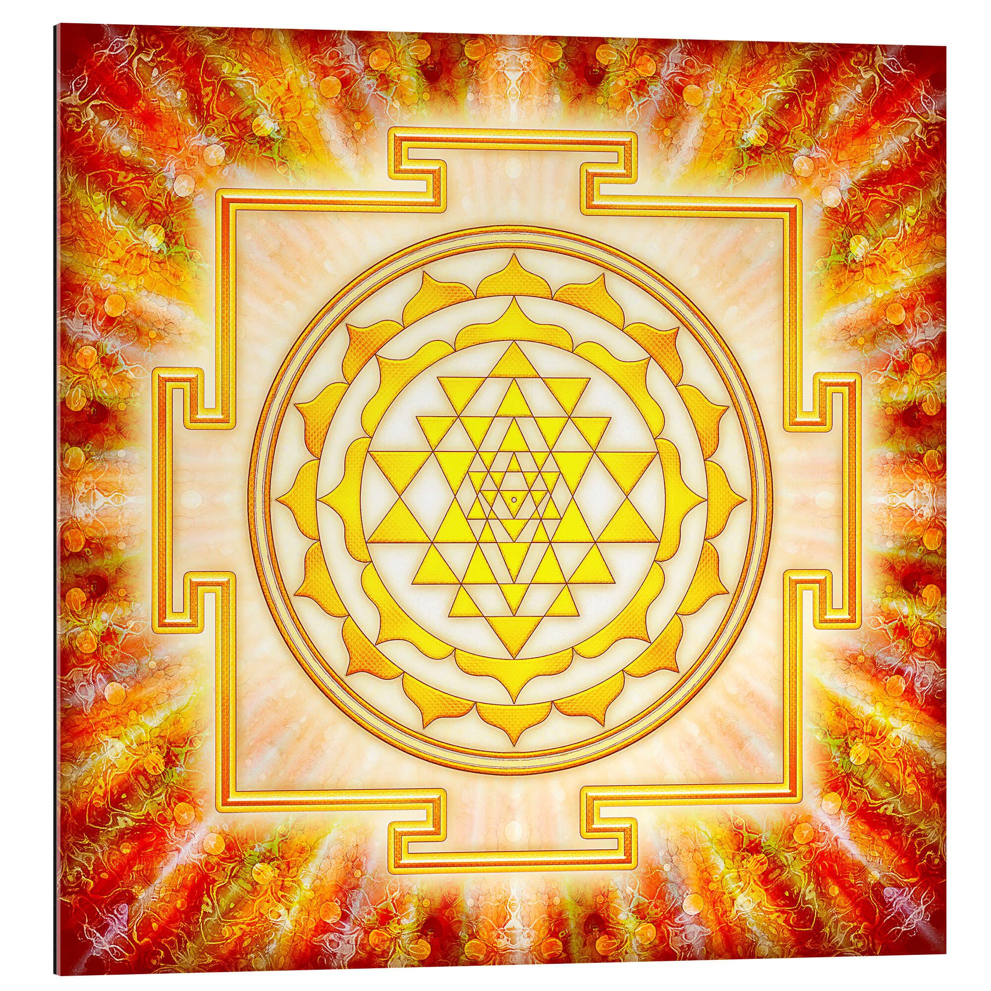 Posterlounge Wandbild Sri Yantra – Artwork günstig online kaufen