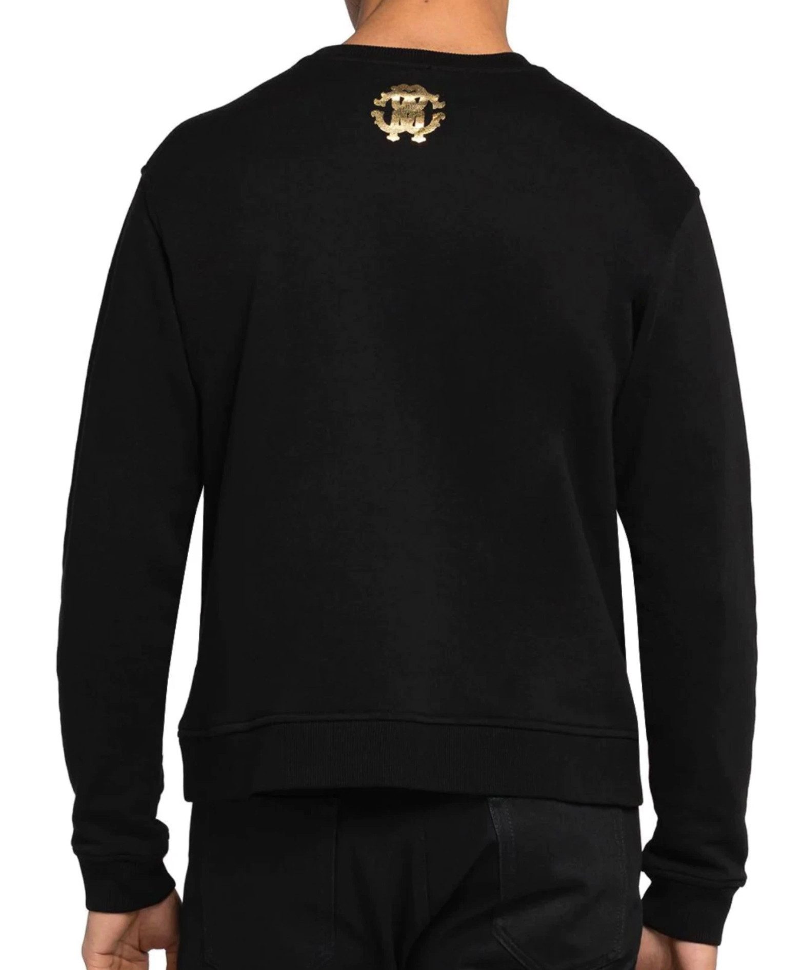 roberto cavalli Sweatshirt FIRENZE RC Monogram Logo Sweatshirt Pullover Sweater Exklusive Roberto Cavalli Firenze Premium-Linie