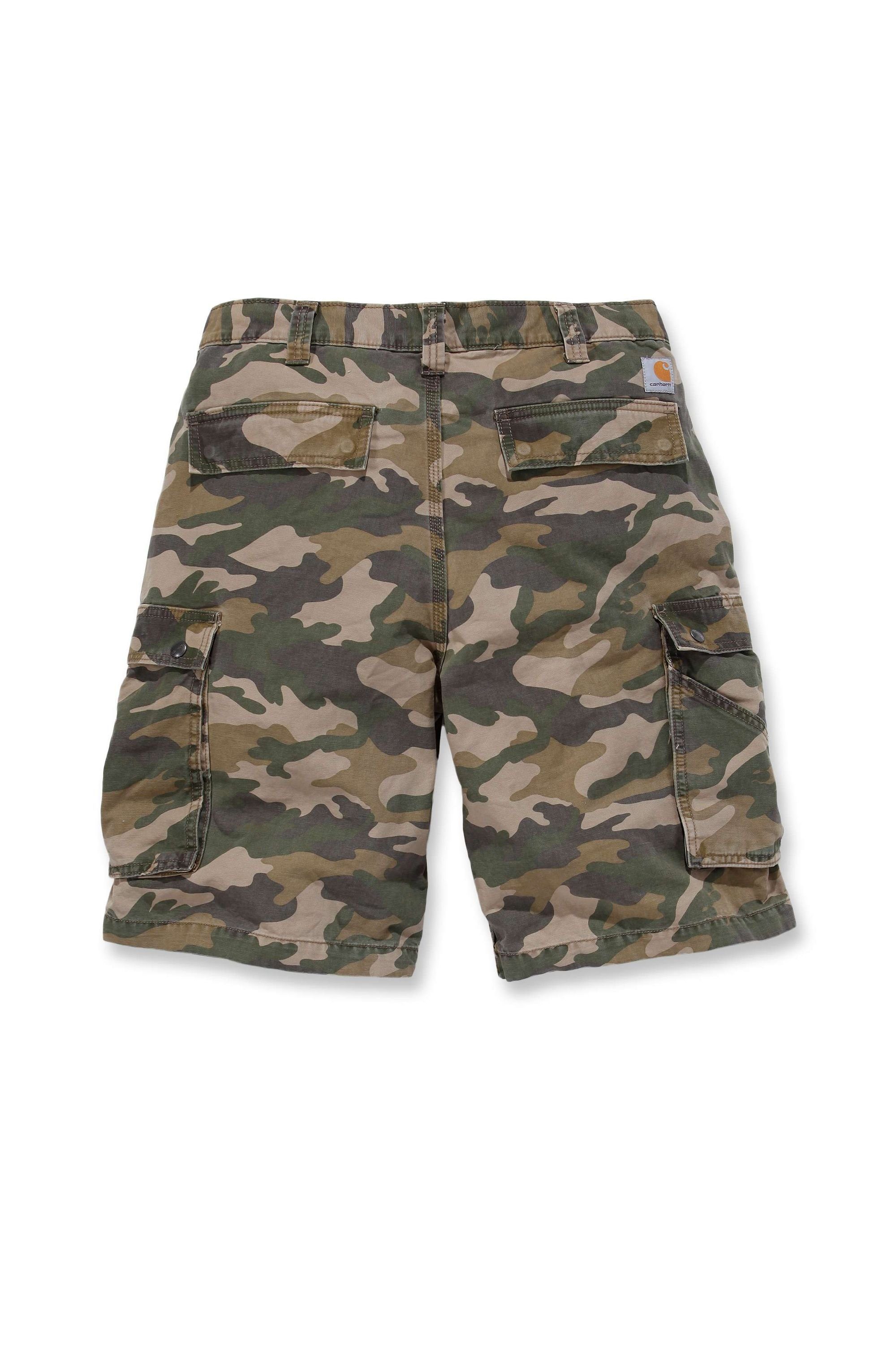 khaki RUGGED Cargoshorts CAMO camo (1-tlg) Carhartt CARGO rugged