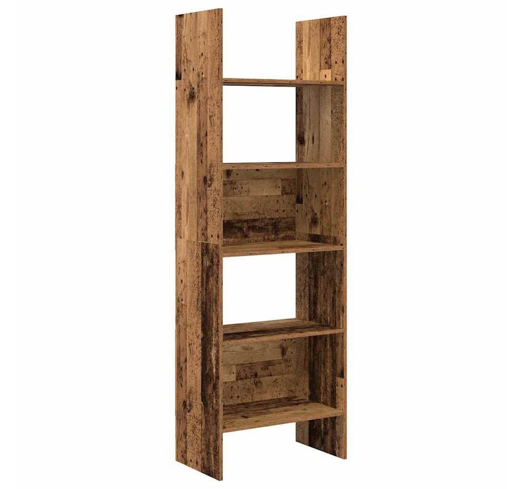 vidaXL Bücherregal Bücherregal 5 Ebenen 60 x 35 x 180 cm Holzwerkstoff Altholz, 1-tlg.