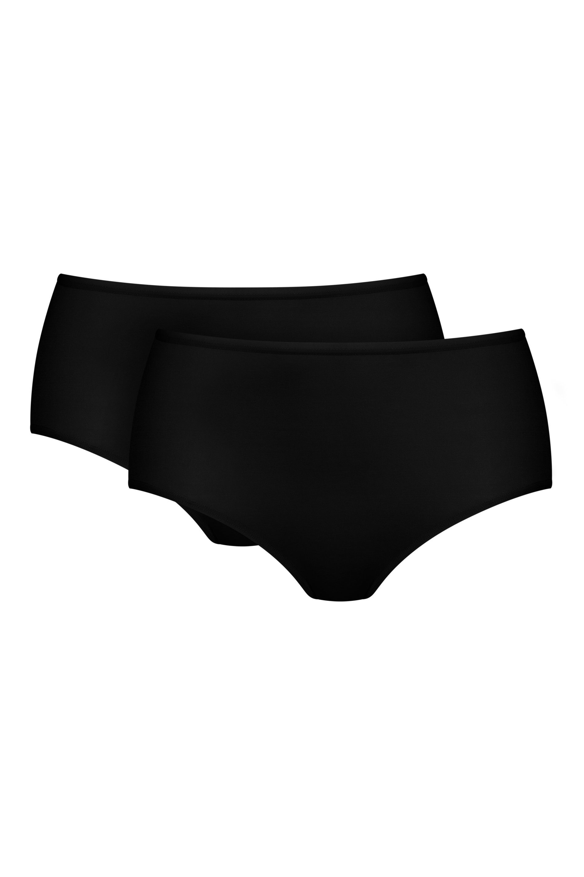 Mey Taillenslip Pure Sense (Packung, 2-St) mit weichen Beinabschlüssen schwarz | Unterhemden