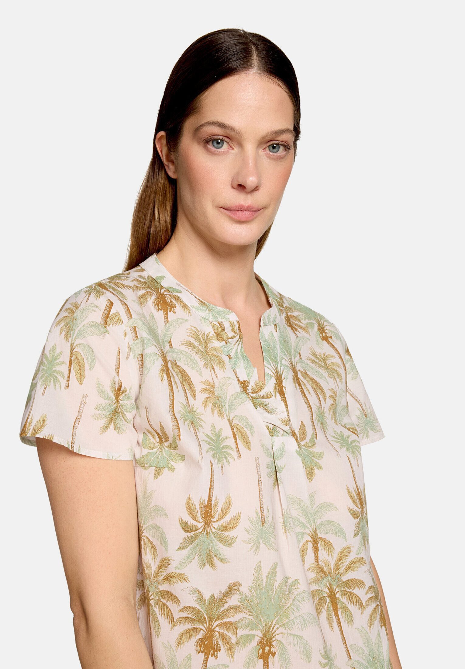 Cartoon Shirtbluse Damen mit Rüschen – Bild 4 von 5