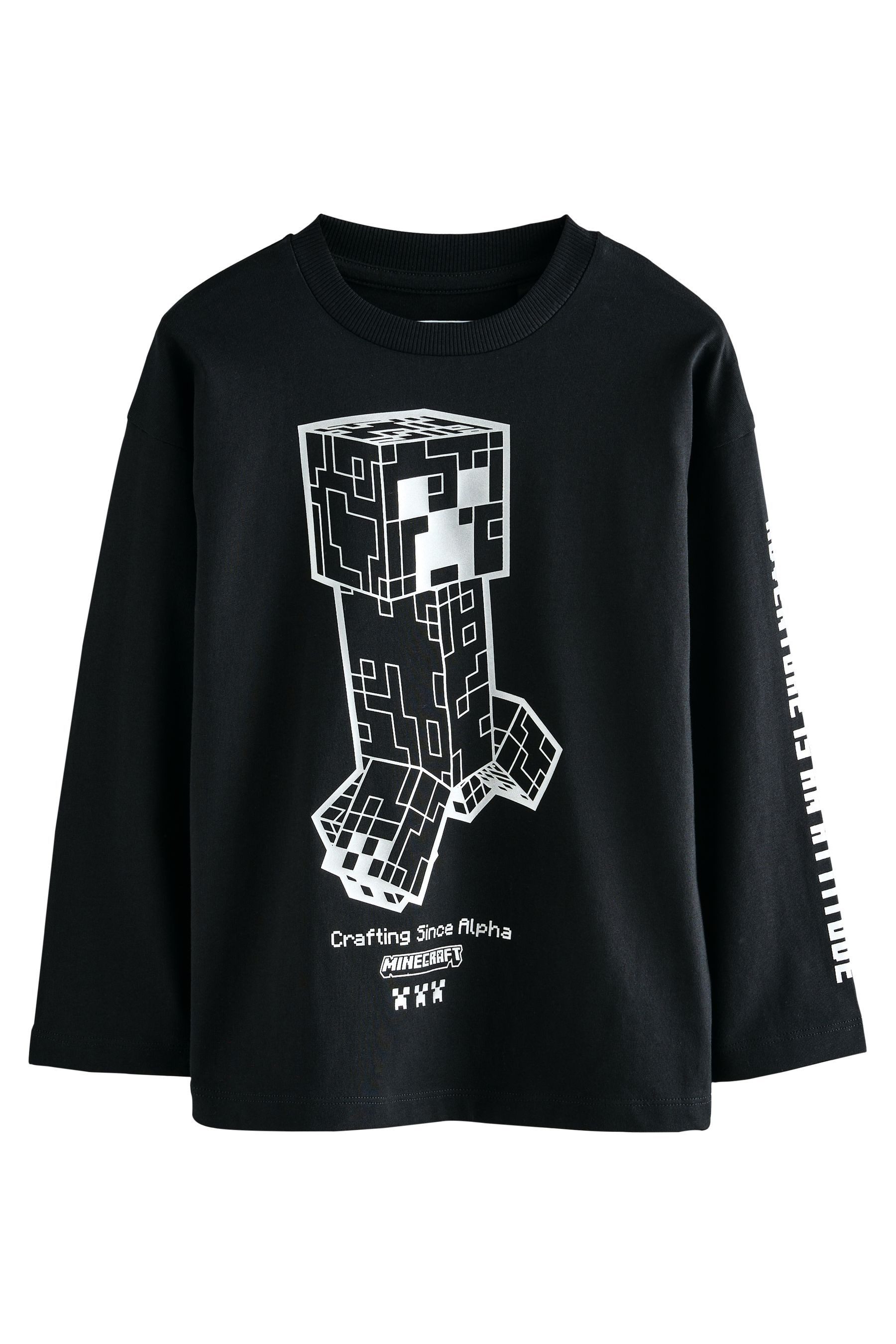 Next Langarmshirt Minecraft Langarmshirt (1-tlg)