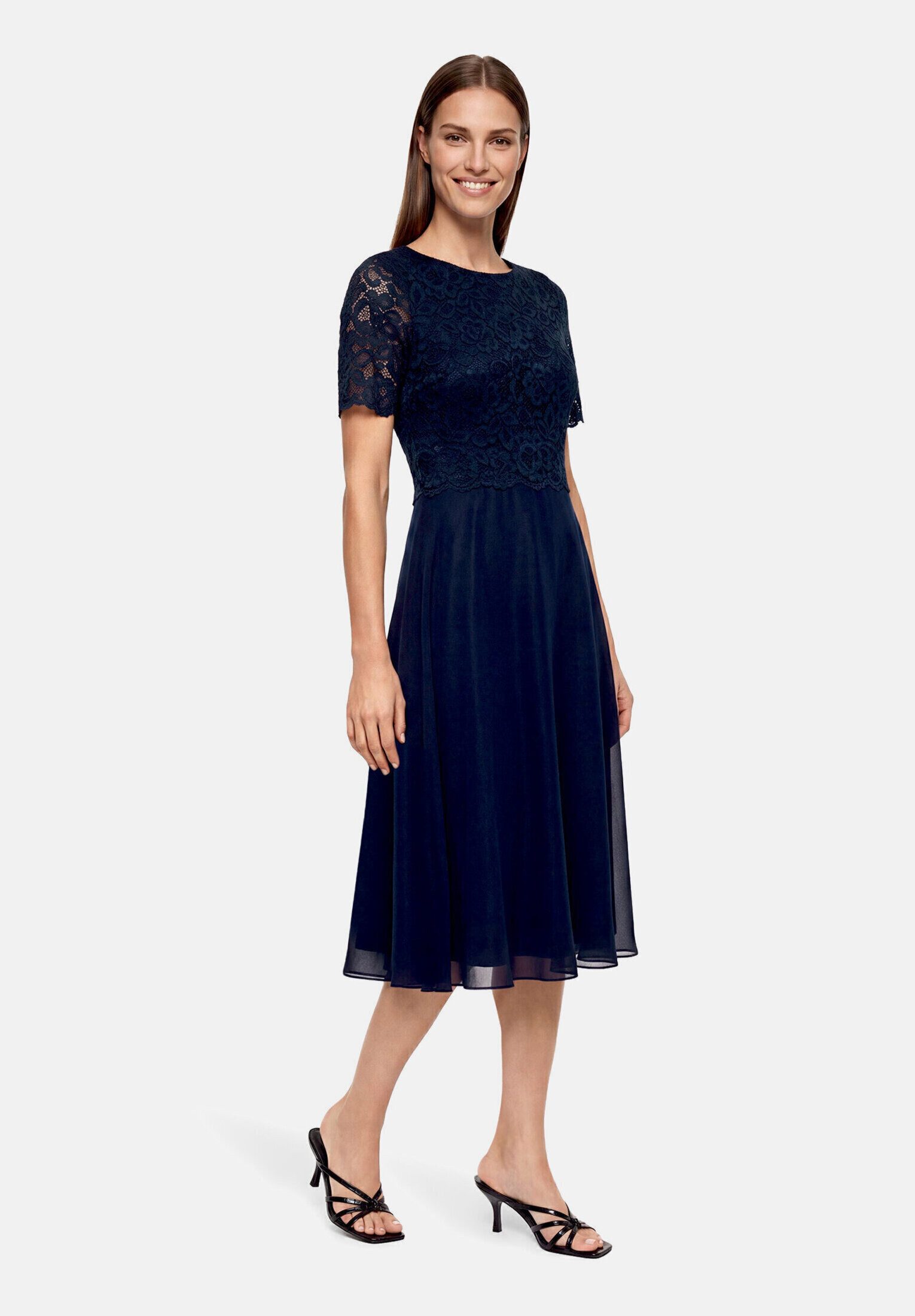 Vera Mont Cocktailkleid Damen mit Spitze Spitze