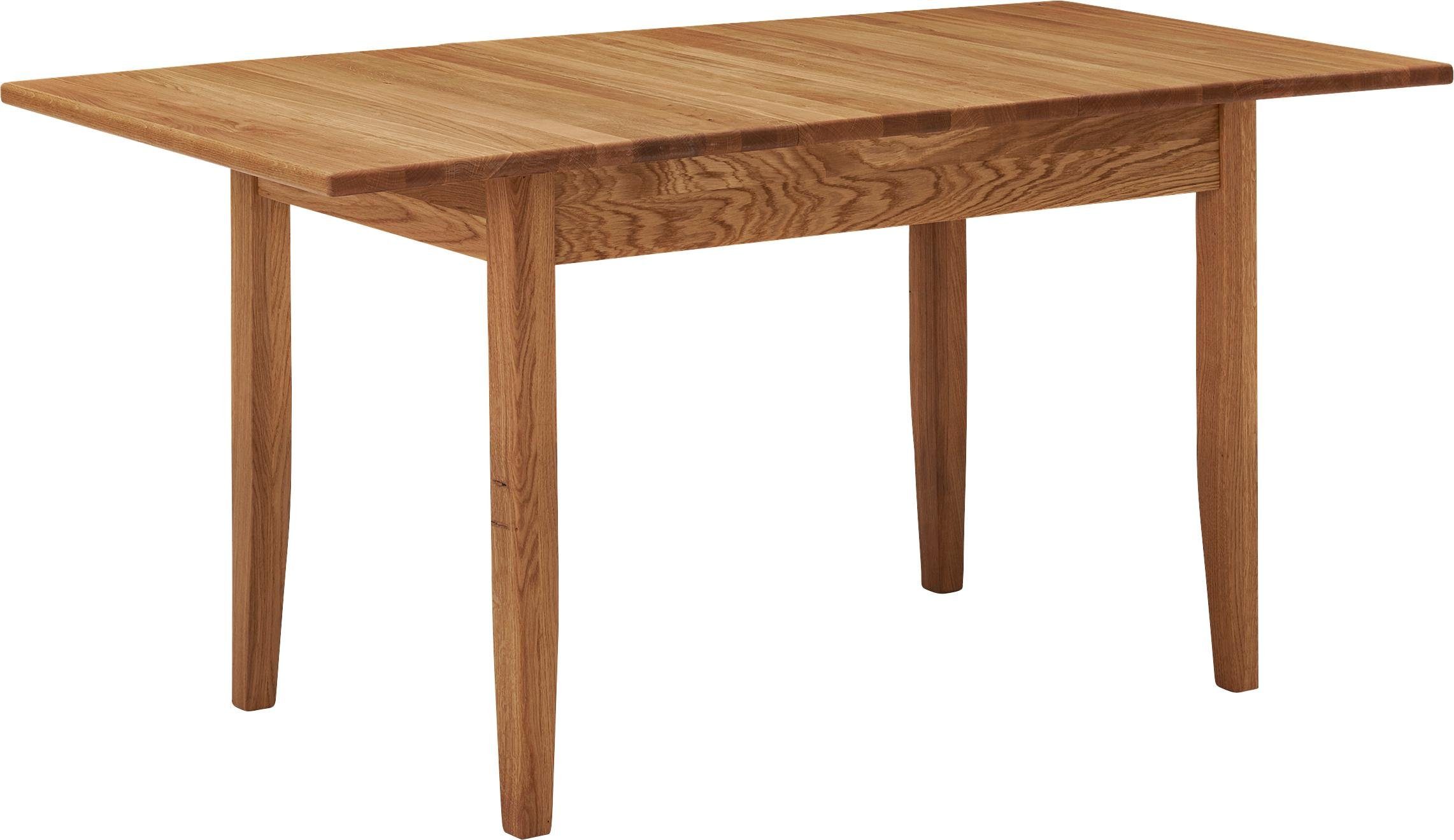 massivline&more Esstisch Königsee, mit Auszug (120-160 cm) günstig online kaufen