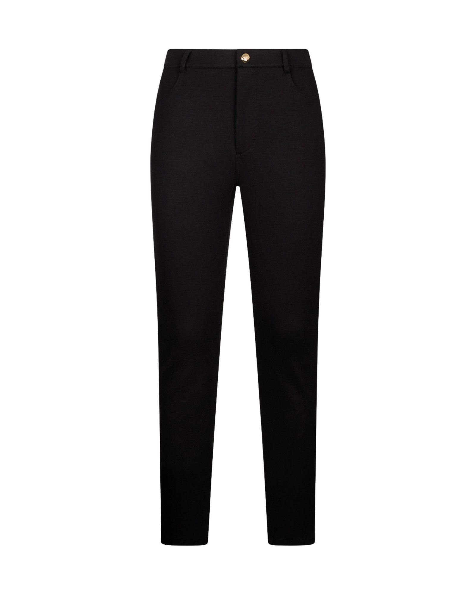 Liu Jo Stoffhose ? Damen Stretch-Hose ? Figurbetonte Skinny Pants - mit Strass