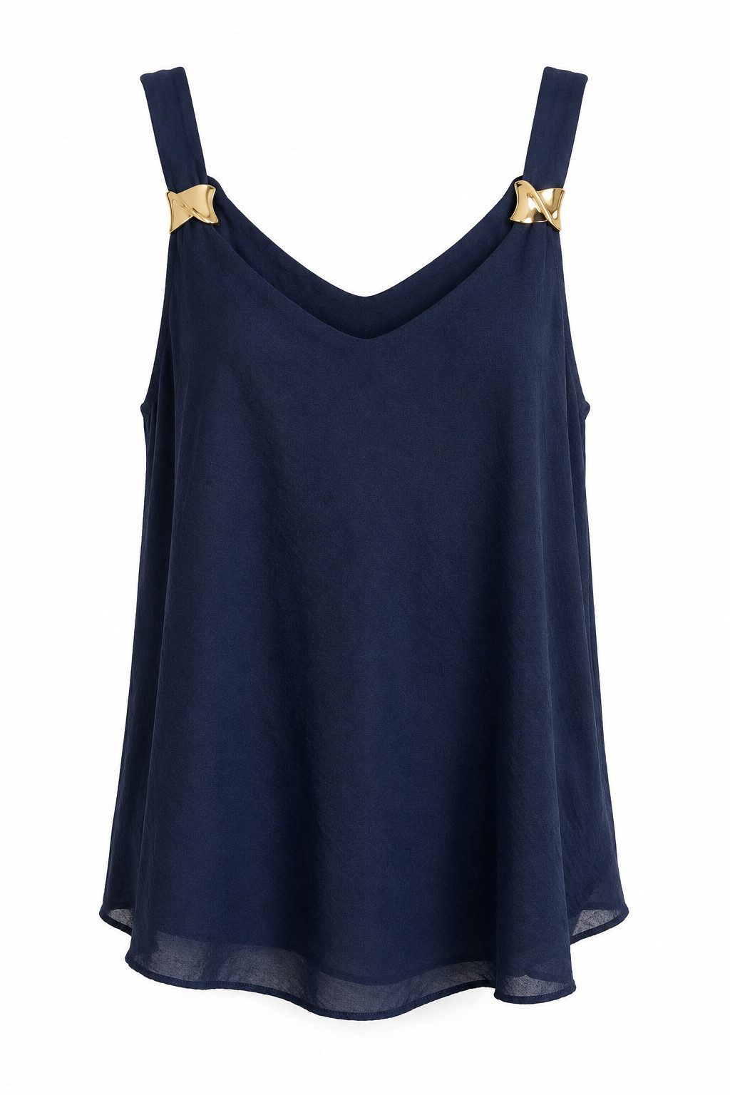 ITALY VIBES Trägertop - elegantes Ärmelloses Shirt - sommerliches Damen Top ONE SIZE, passend von Größe S bis XL