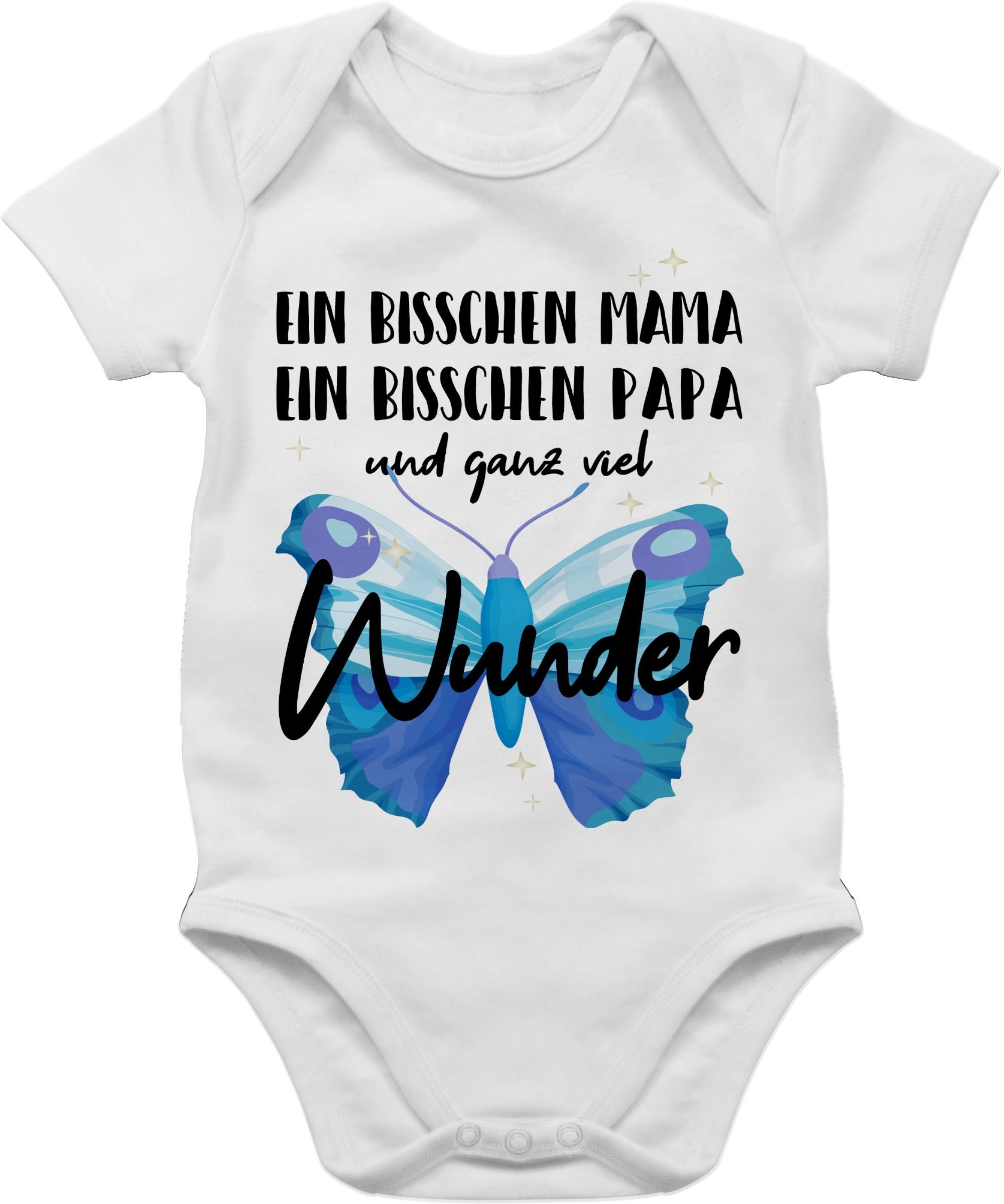 & Ganz Strampler viel Shirtbody Weiß Junge Wunder 1 Mädchen Baby Shirtracer