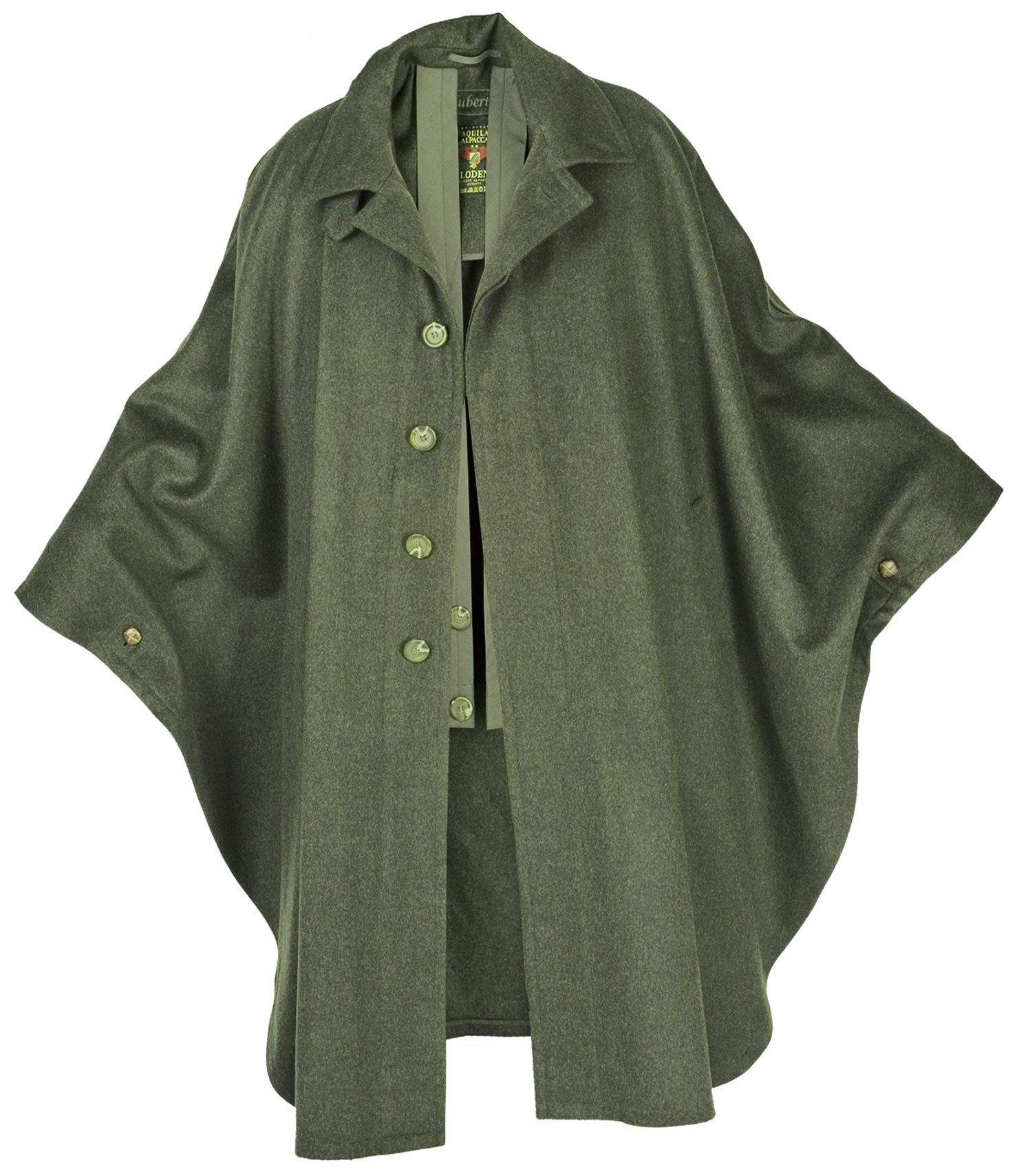 Hubertus® Hunting Regenponcho Lodenkotze Wetterfleck aus Loden Jagdponcho Überwurf von Oefele Jagd
