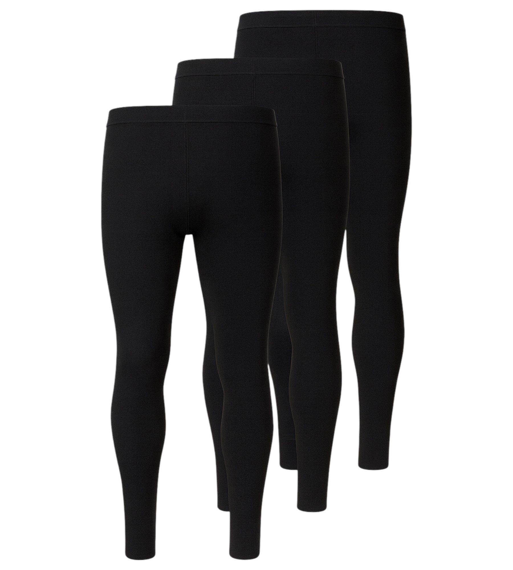 fashionshowcase Thermoleggings Herren 3er Pack gefütterte lange Unterhose W günstig online kaufen