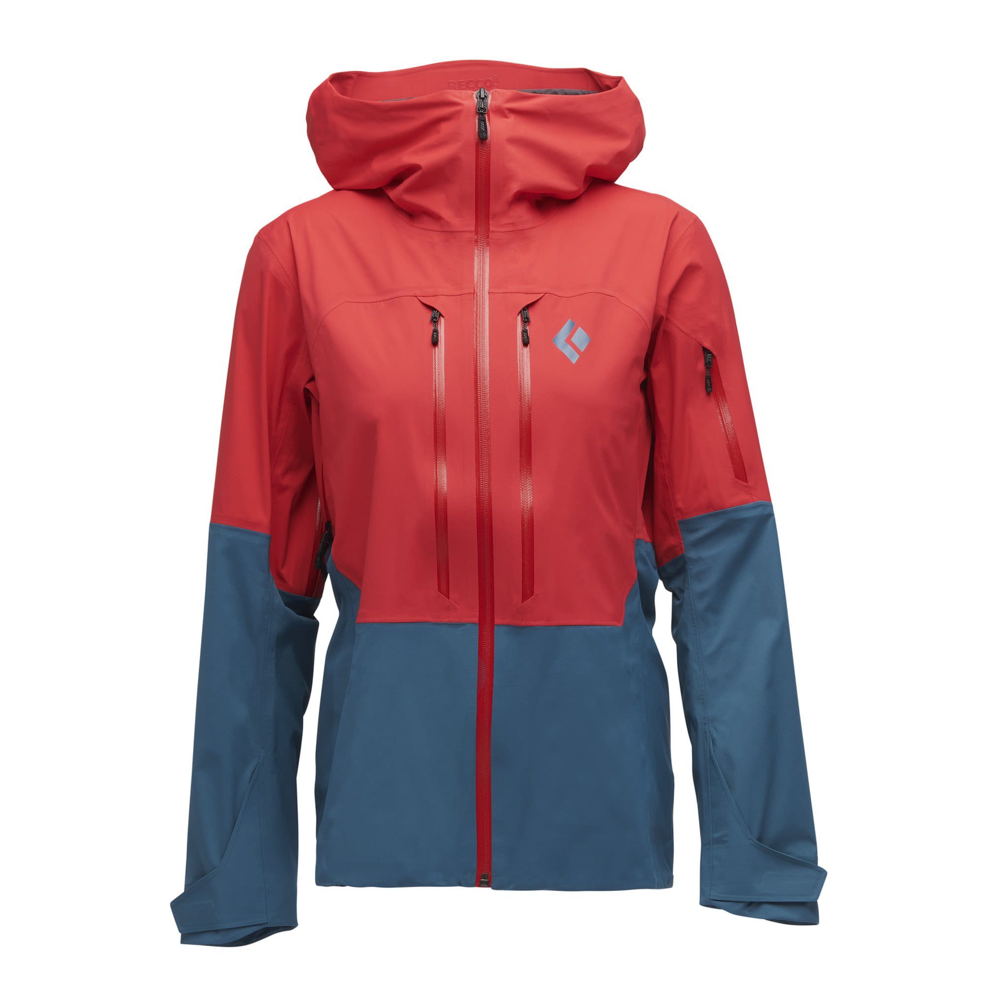 Diamond Red Recon Shell W Stretch Blue Lt Black Diamond Creek Ski- - Winterjacke Damen Black Coral