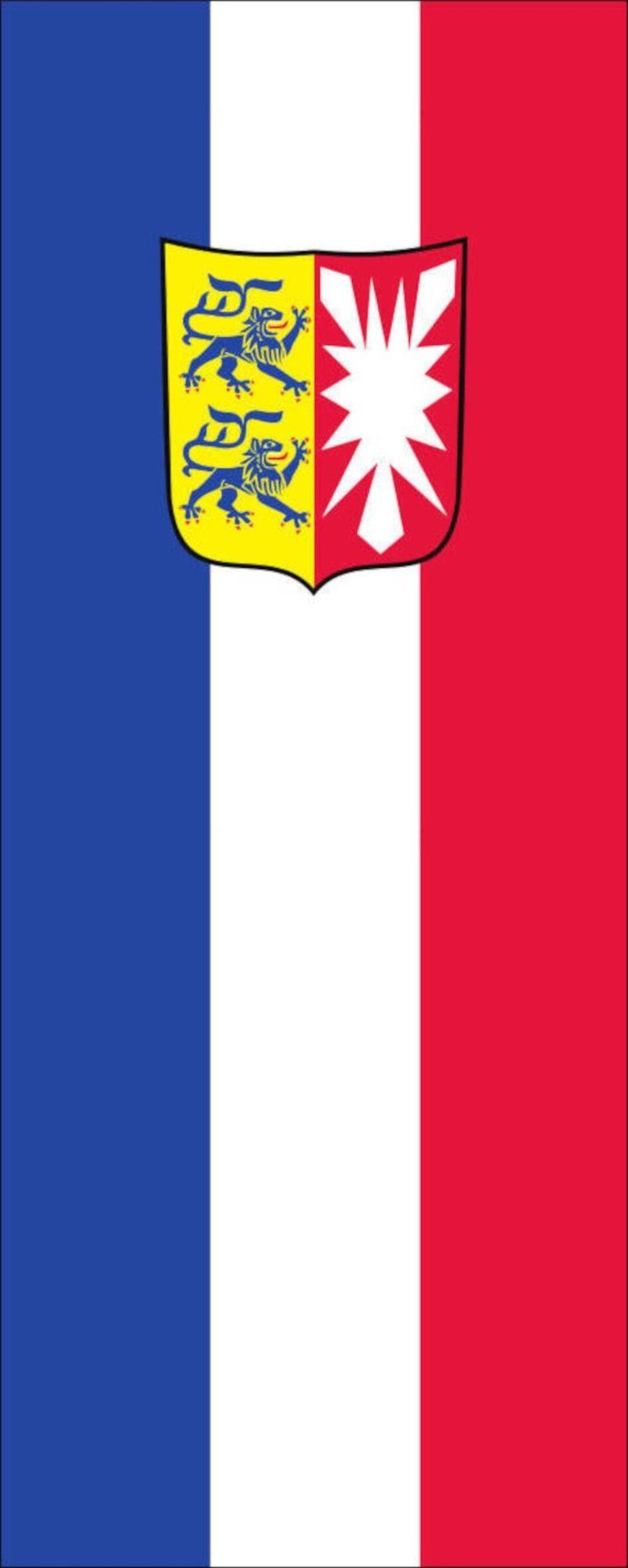 flaggenmeer Flagge Flagge Schleswig-Holstein Landesdienstflagge 110 g/m² Hochformat