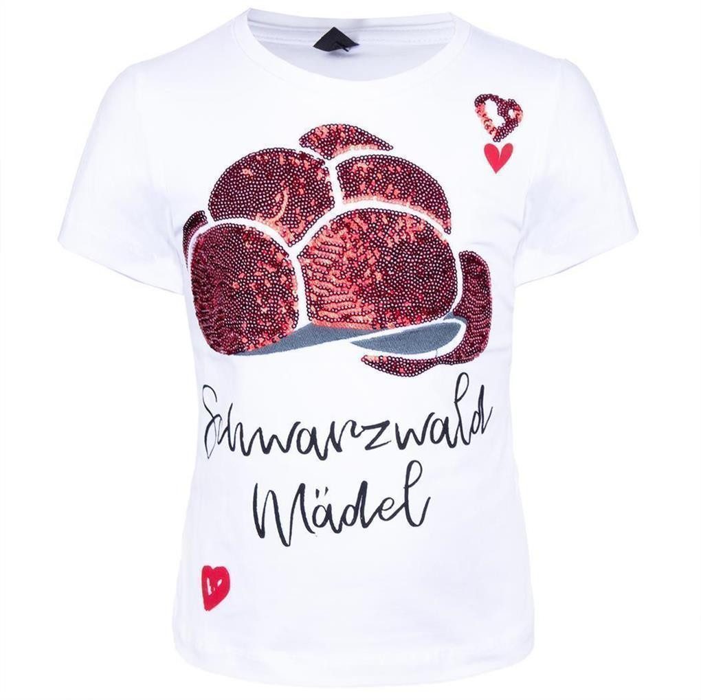 Hangowear T-Shirt Trachtenshirt Celina Kids weiß