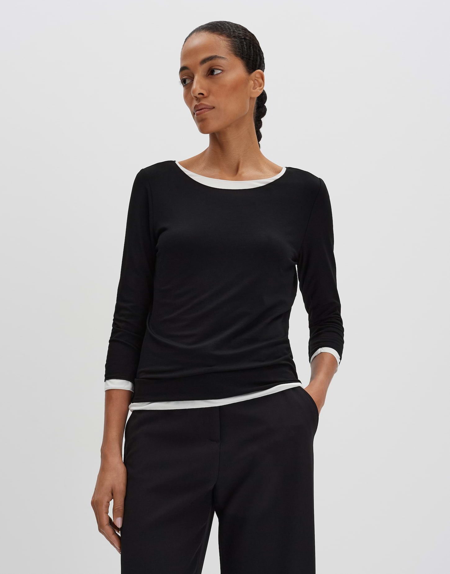 someday 3/4-Arm-Shirt Basicshirt KIROSA Slim aus günstig online kaufen