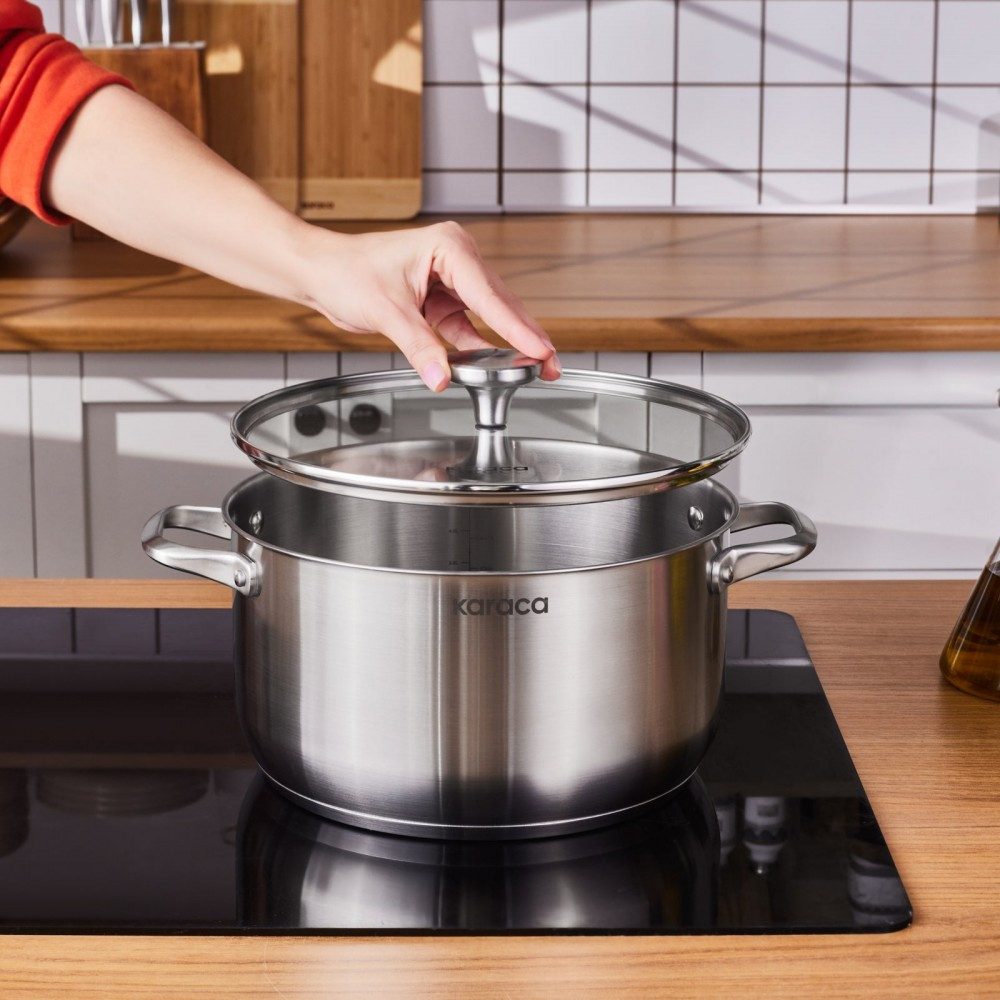 Karaca Kochtopf Karaca Elite Stahltopf 6,7 L 26 cm