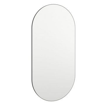 vidaXL Spiegel Spiegel mit LED-Leuchten 40x20 cm Glas Oval
