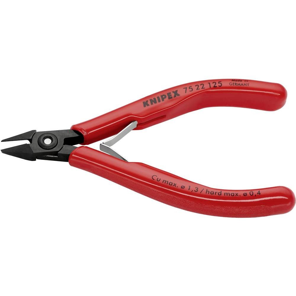 Knipex Seitenschneider Elektronik-Seitenschneider 75 22 125, mit Facette