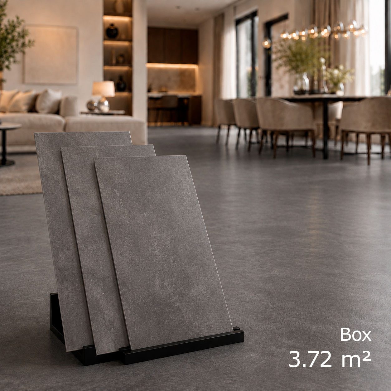 Berti Graf Designboden LVT Vinylboden selbstklebend 2 mm wasserfest in Marmor und Beton Optik, selbstklebend