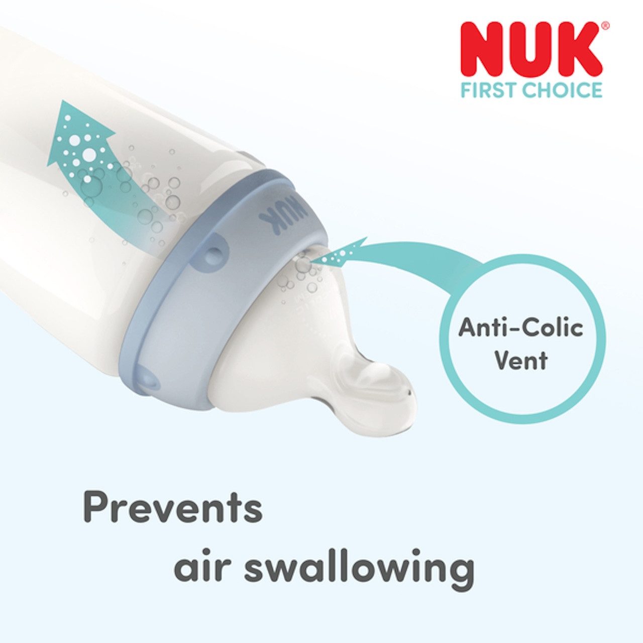 NUK Babyflasche NUK First Choice Babyflasche aus Glas Vorteil set 0+