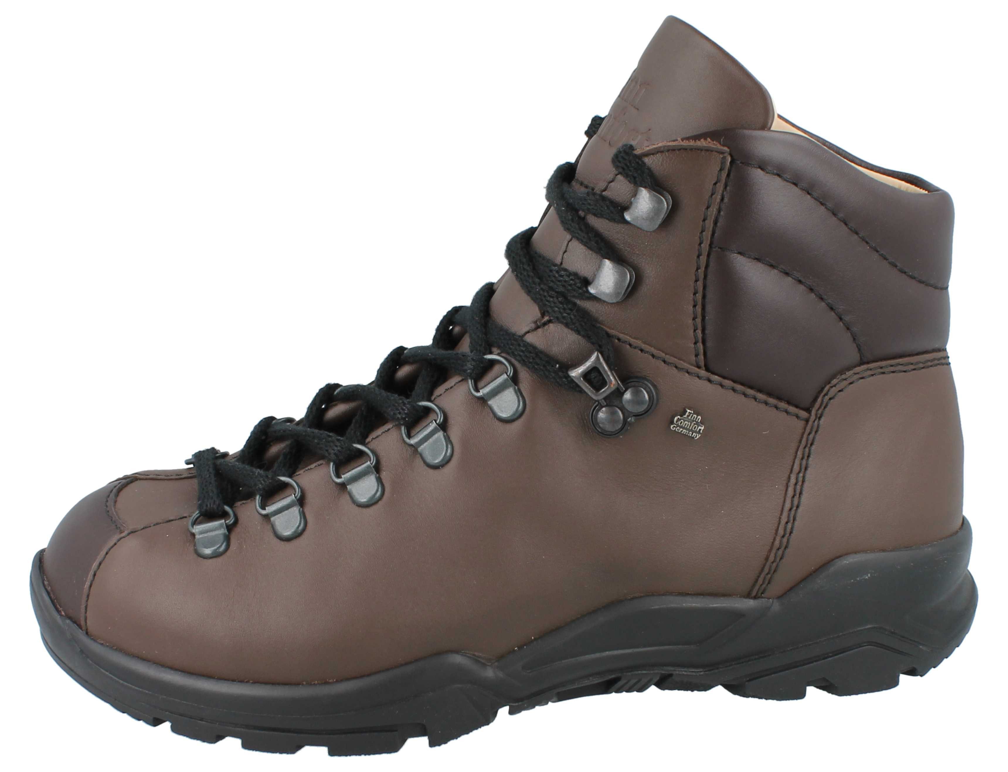 Finn Comfort FINN COMFORT Garmisch Damen Herren Wanderschuhe Wanderstiefel braun Wanderschuh Wechselfußbett