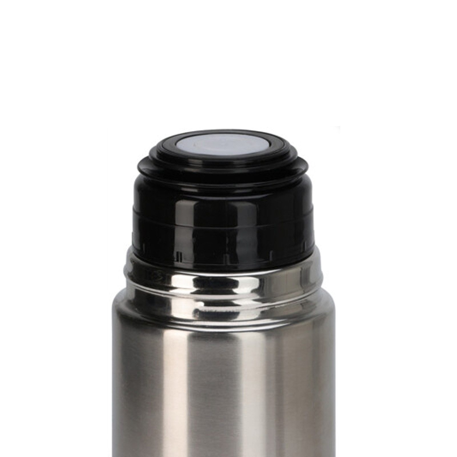 HAC24 Isolierflasche Edelstahl Thermosflasche 1 Liter Thermobecher Isolierkanne, bis zu 6 Stunden Warmhaltend mit 2 Becher je 180 ml – Bild 2 von 2