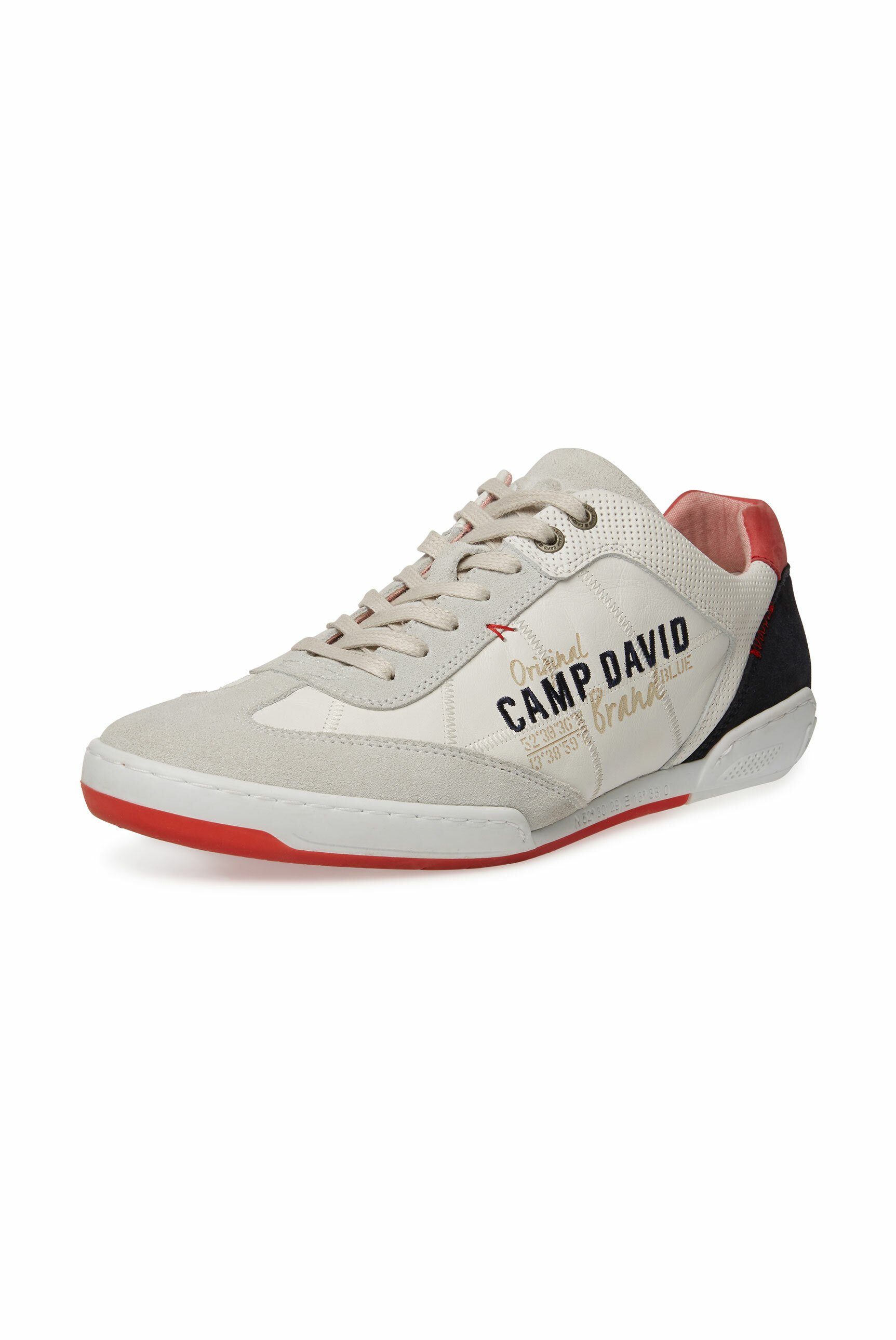 CAMP DAVID Sneaker aus Leder, Gepolsteter Einschlupf online kaufen | OTTO