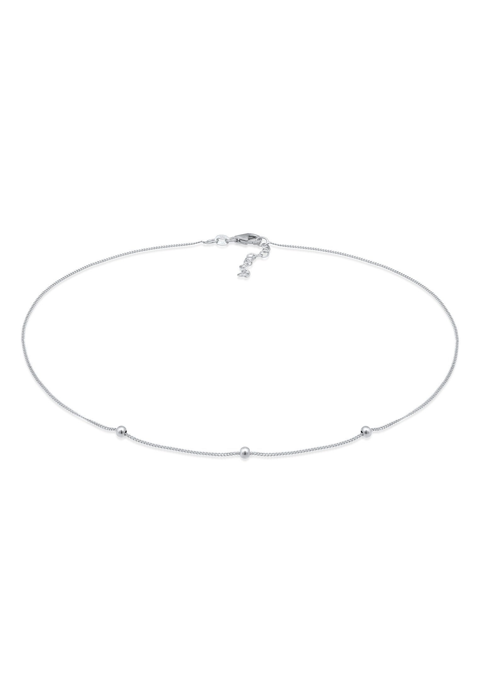 Choker Choker Silberbeads Kugelkette Verspielt 925 Silber