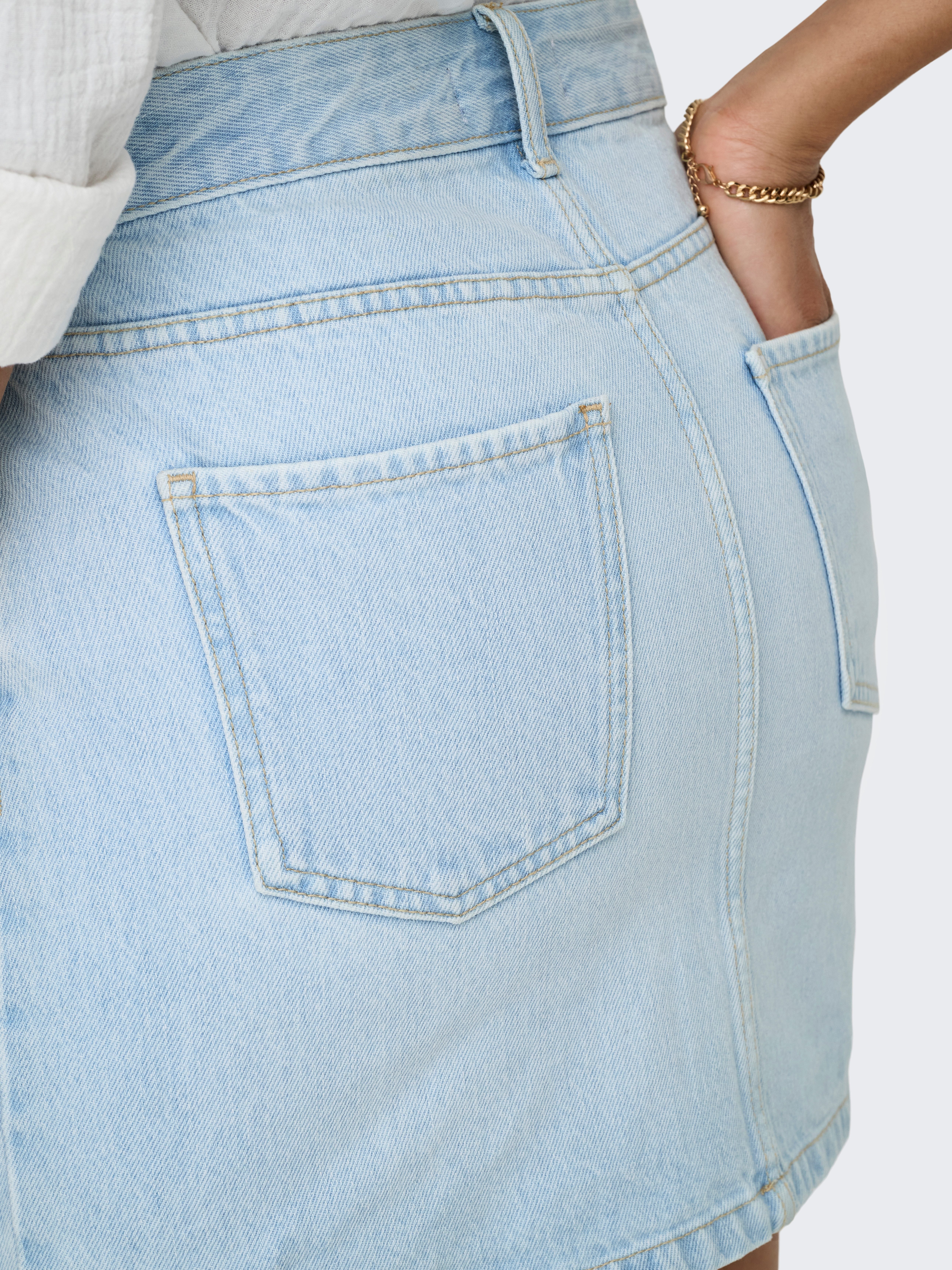 ONLY Jeansrock ONLSTELLA SHORT SKIRT DNM AZG NOOS Baumwolle