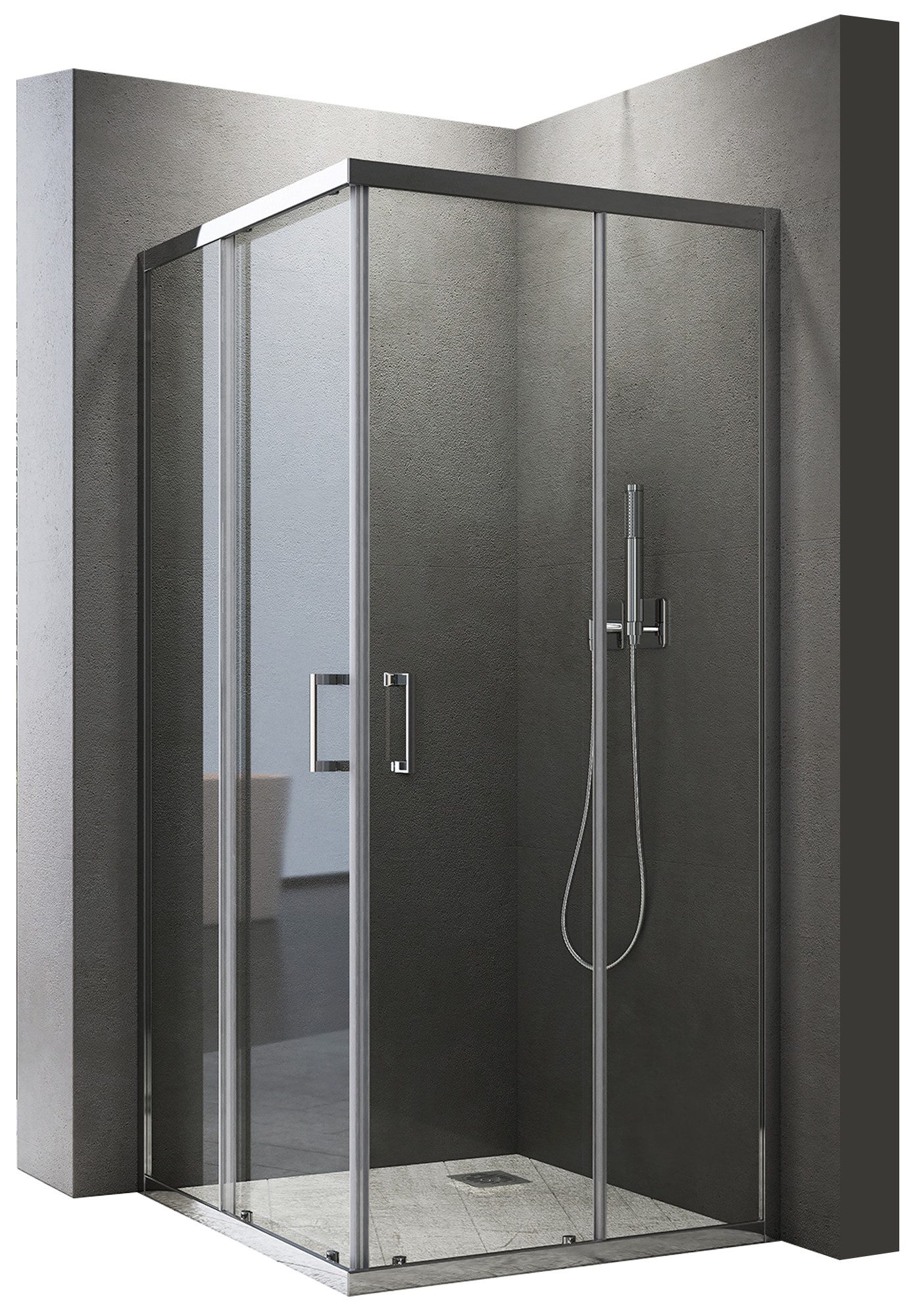 Boromal Eckdusche Duschkabine 90x90 75x90 80x80 günstig online kaufen