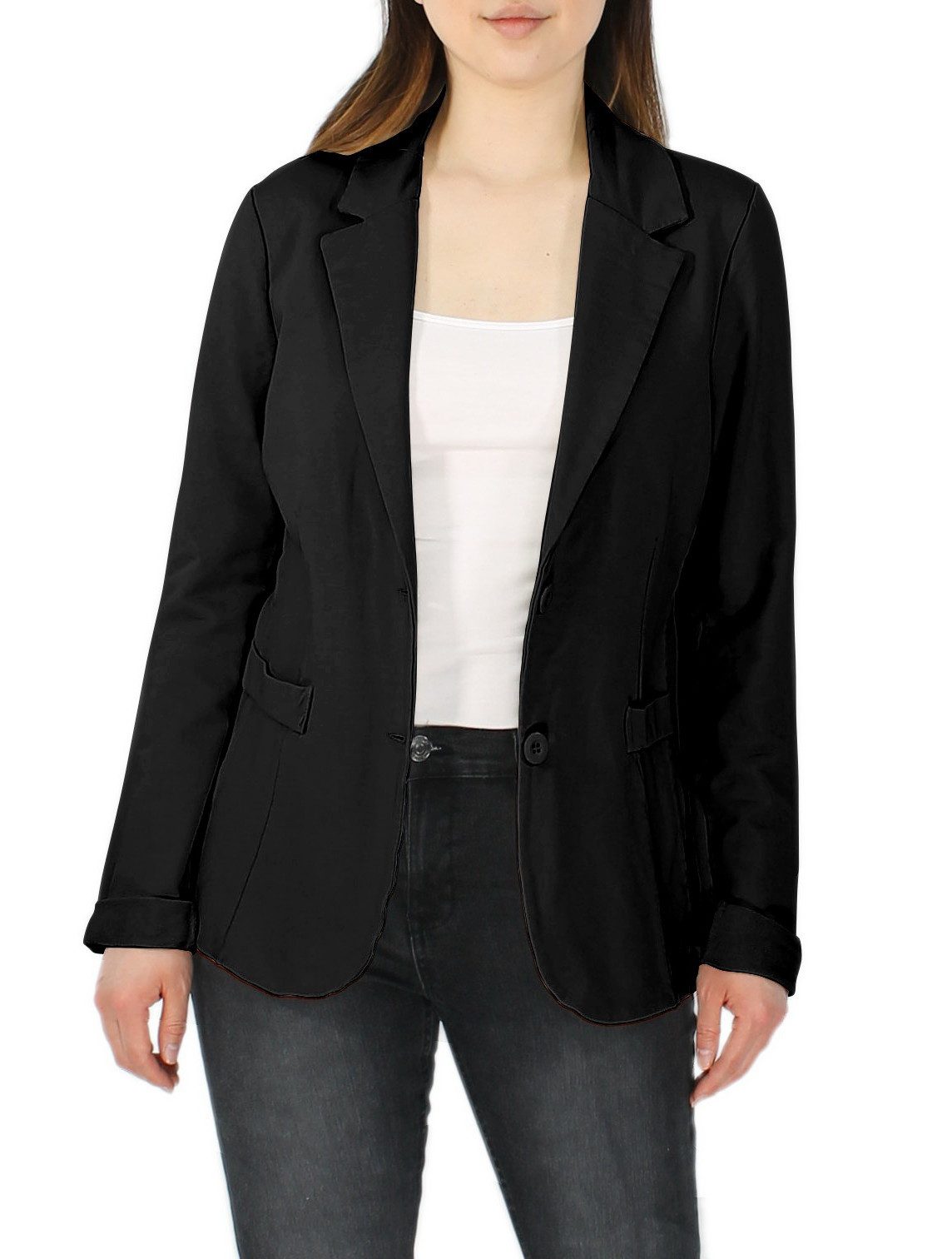dy_mode Jerseyblazer Taillierter Damen Blazer – günstig online kaufen