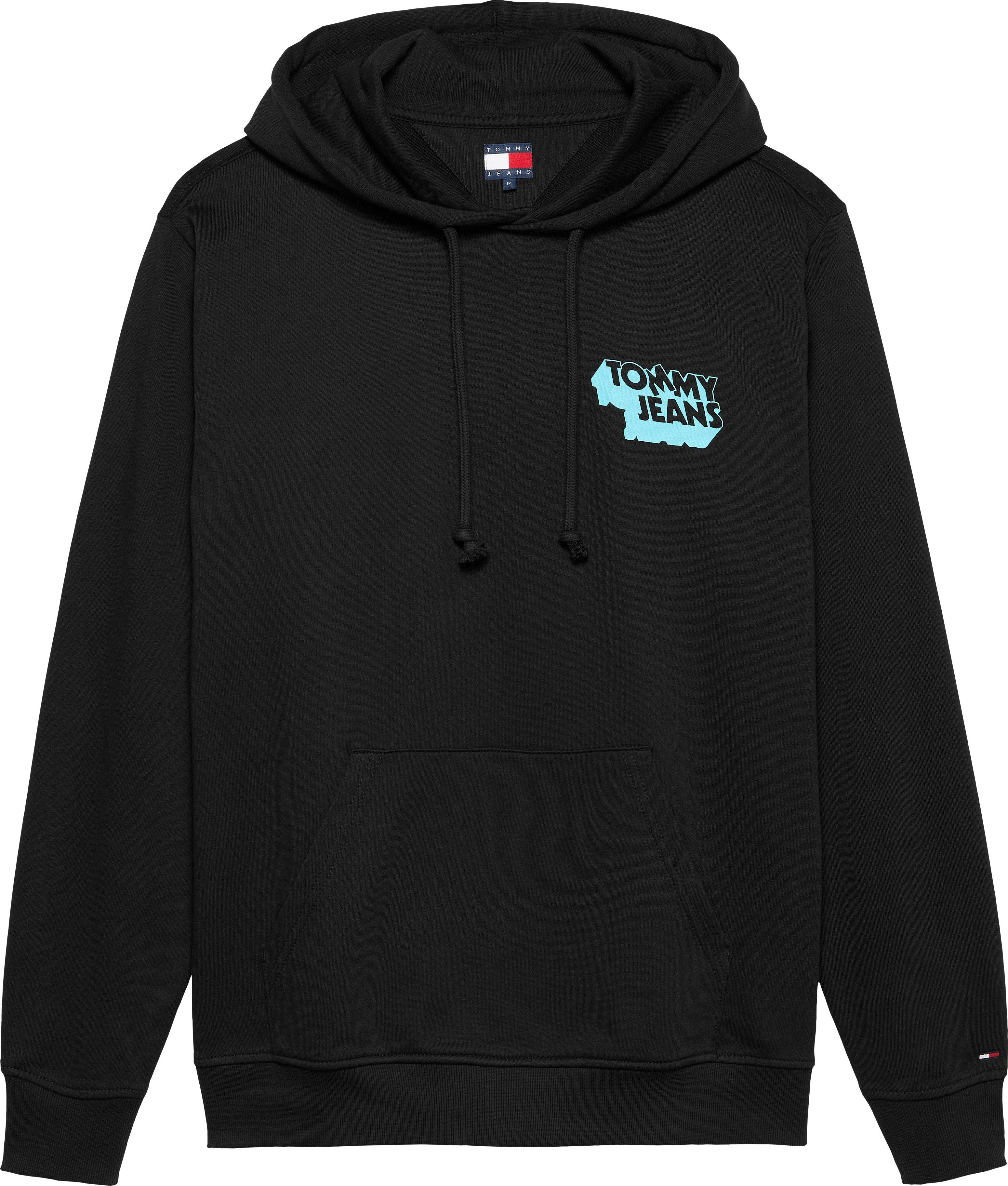 Tommy Jeans Kapuzensweatshirt TJM STACK BACK LOGO HOODIE EXT Mit Rundhalsausschnitt