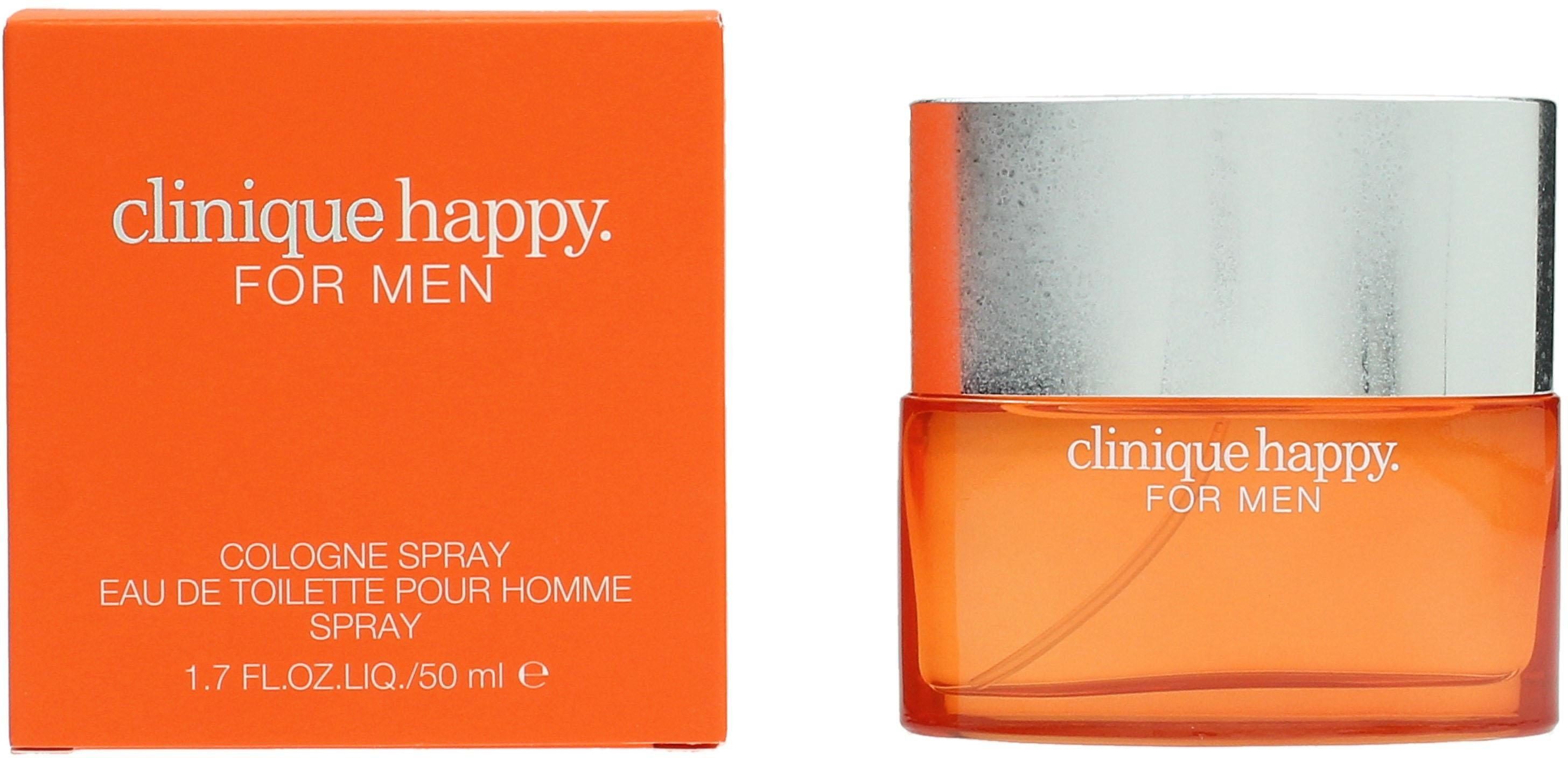 CLINIQUE Eau de Toilette Happy for Men, mit holzig-warmer Note