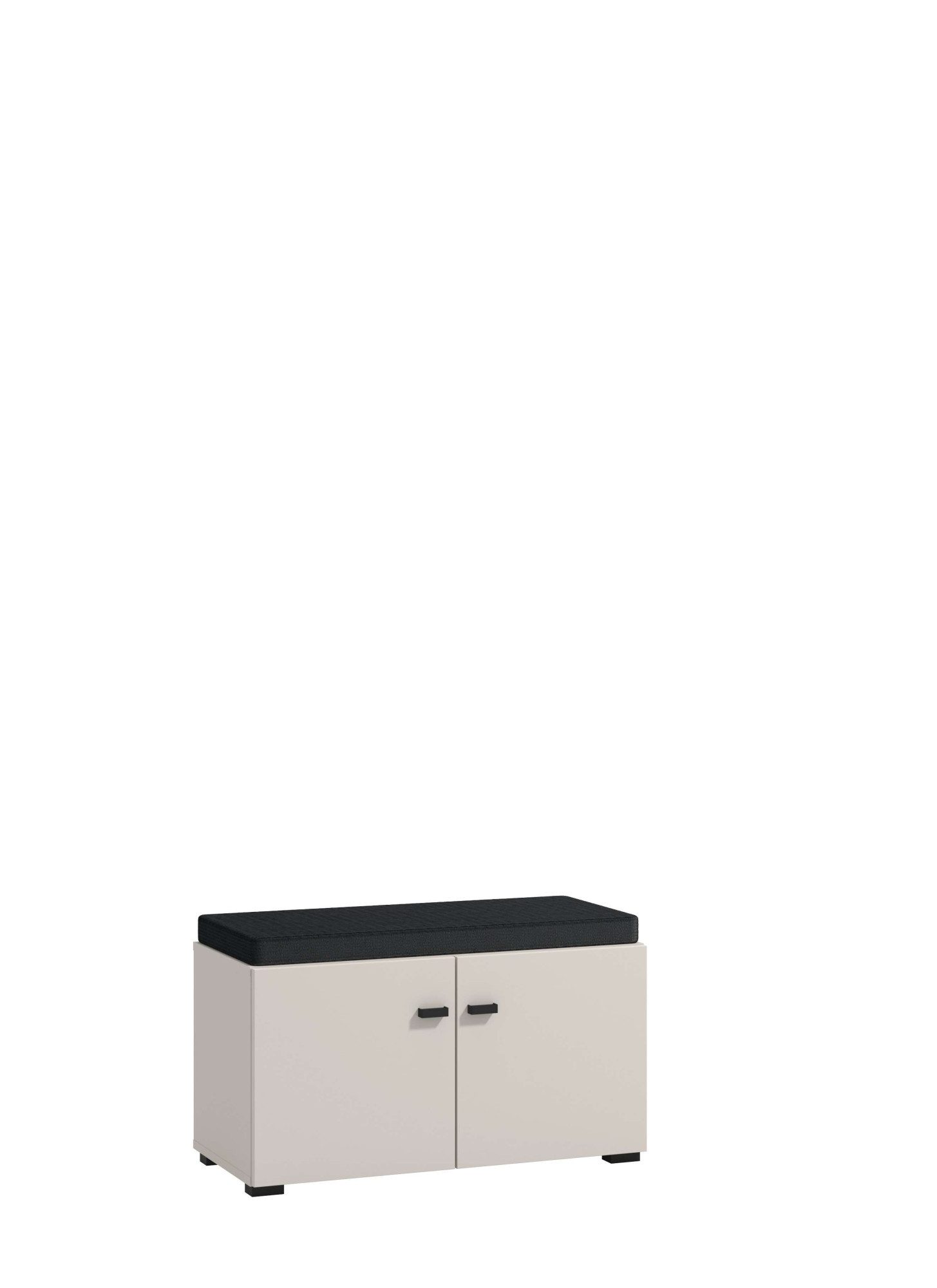 Home affaire Garderoben-Set Rathlin Flurmöbel, Dielenmöbel, Flurschrank, Flurgarderobe, (5-St., 5tlg), inkl. 2 Schränke, Sitzbank mit Kissen, Garderobenpaneele und Spiegel