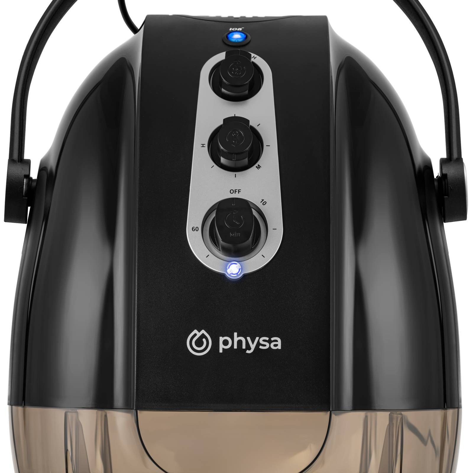 Physa Haartrockner Wandmontage Trockenhaube Ionenfunktion 1000 W Friseur Profi schwarz, 1000 W