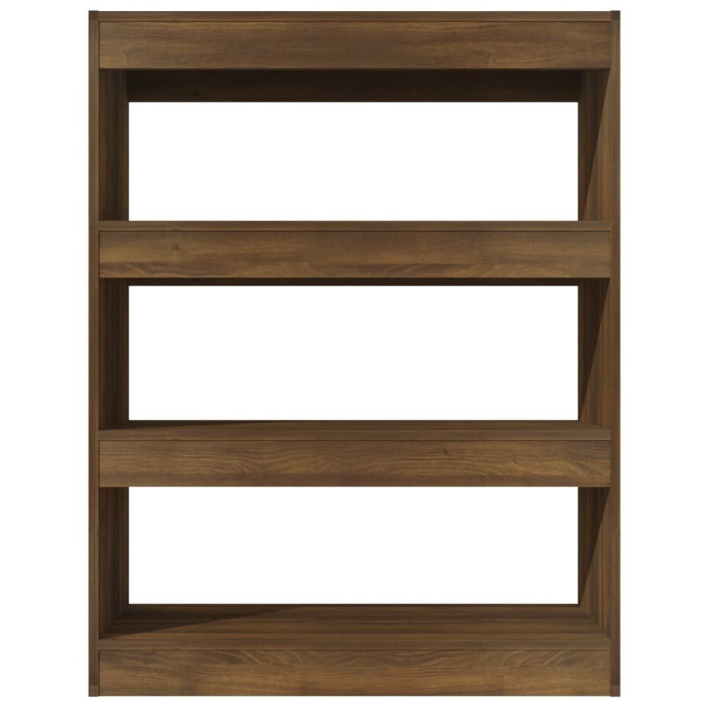 vidaXL Bücherregal Bücherregal/Raumteiler Braun Eichen-Optik 80x30x103 günstig online kaufen
