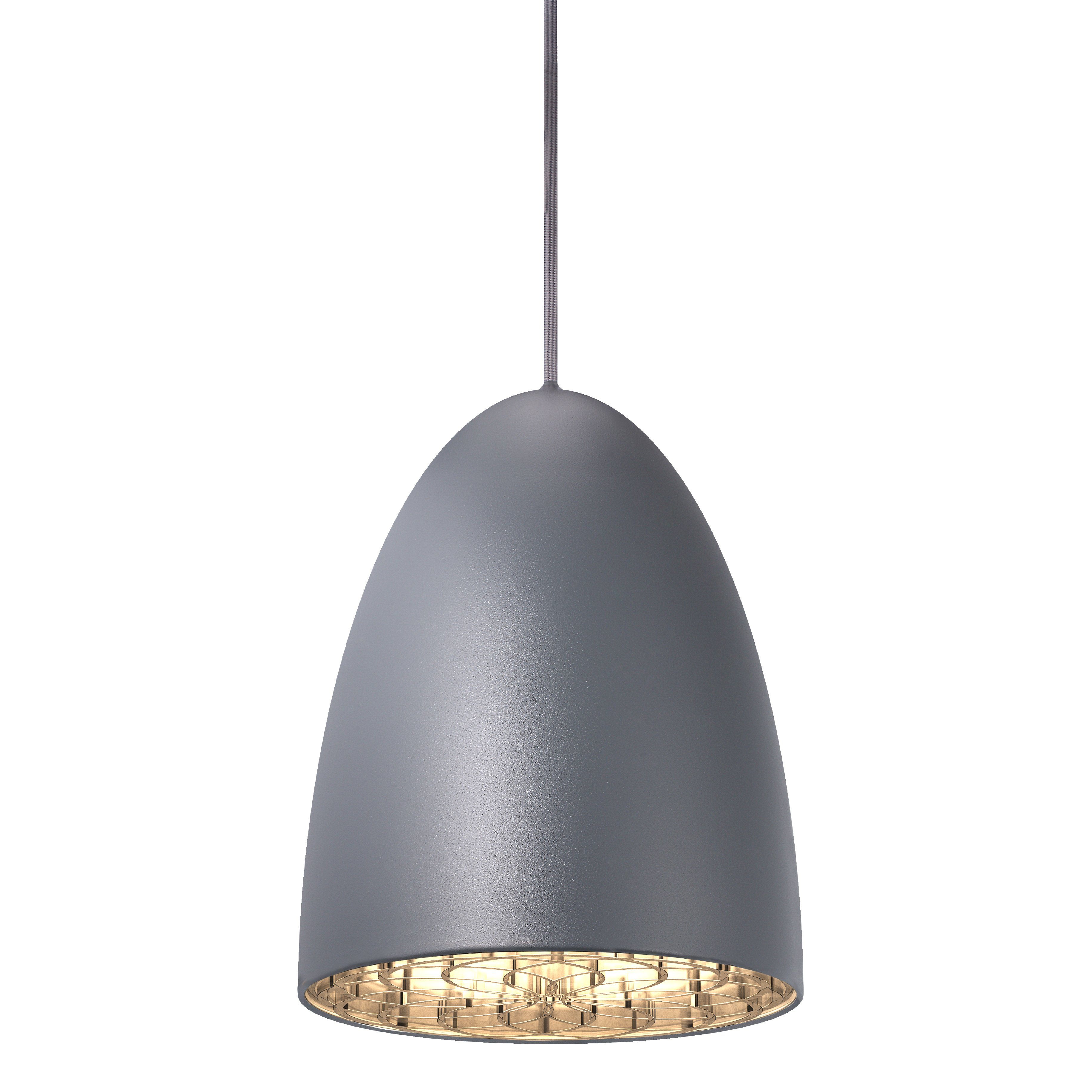 Designer 77263010 E27 Leuchtmittel 20 Nordlux Pendelleuchte grau, Hängeleuchte Nexus ohne