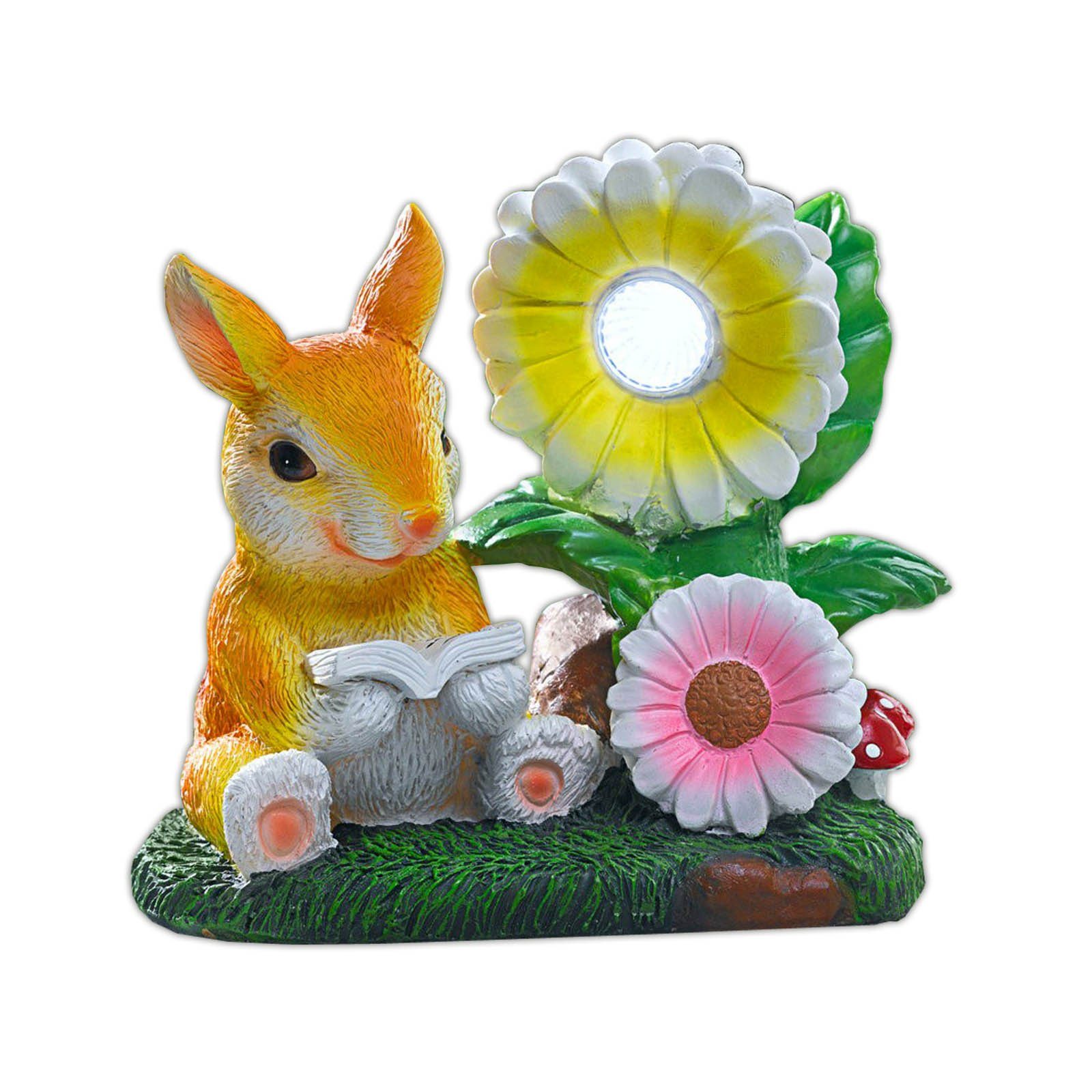 HAC24 LED Solarleuchte Garten Solar Gartenfigur Solarlicht Solarlampe Häsch günstig online kaufen