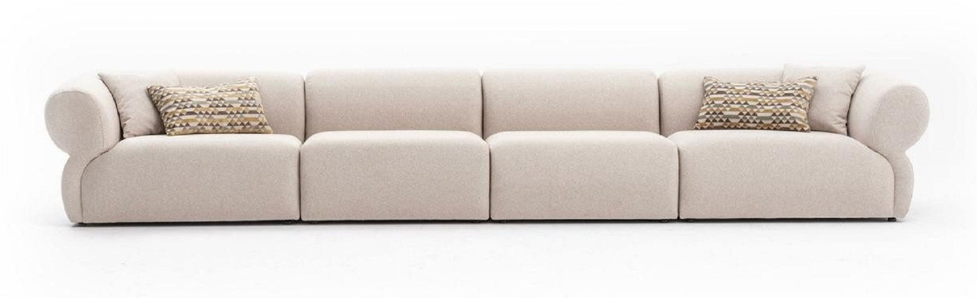 Xlmoebel Big-Sofa Großes Sofa Couch für 6 Personen Italienische XXL-Sofas Möbel, Hergestellt in Europa