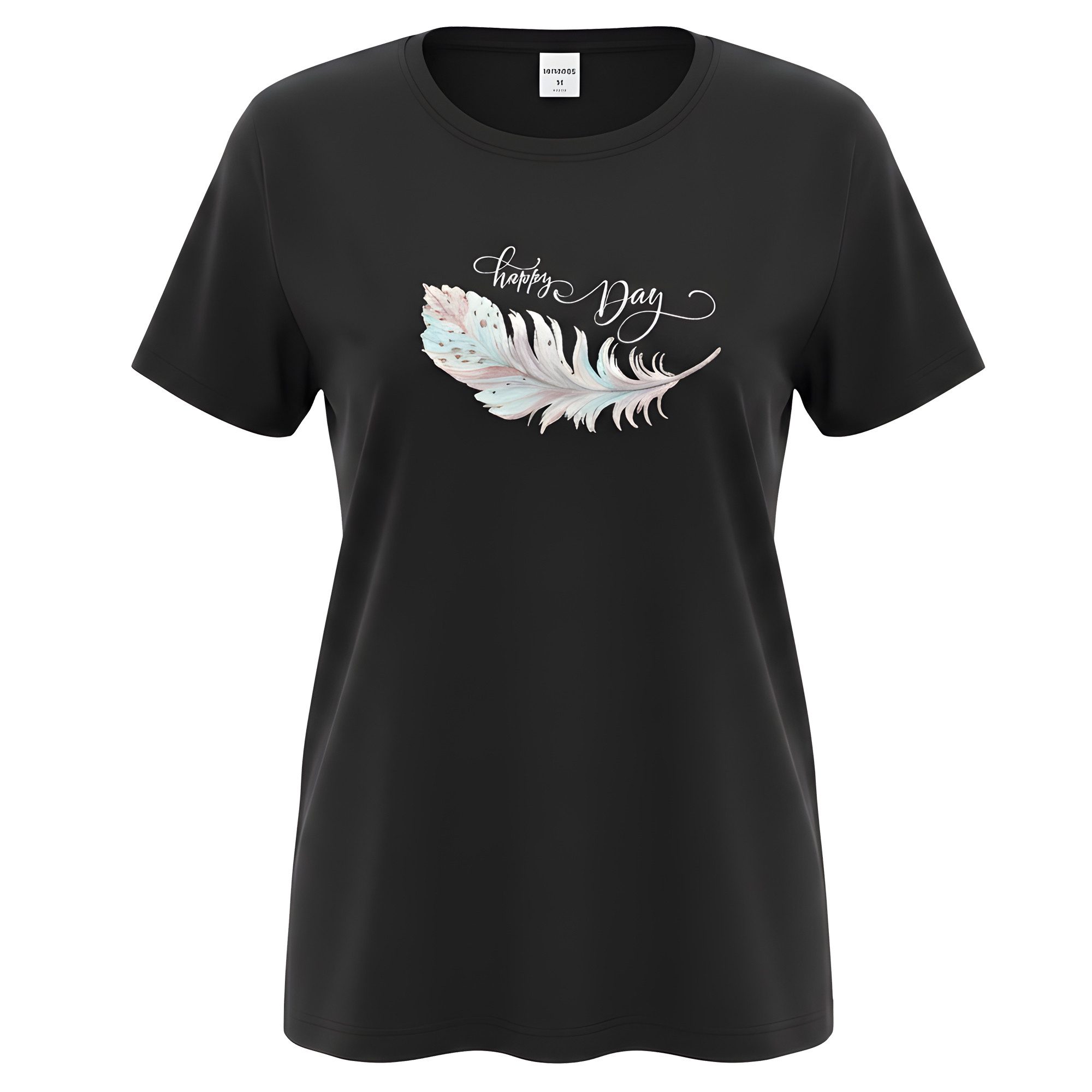 HERMKO Kurzarmshirt 701180055 T-Shirt 100% Bio-Baumwolle mit Druckmotiv hergestellt in EU